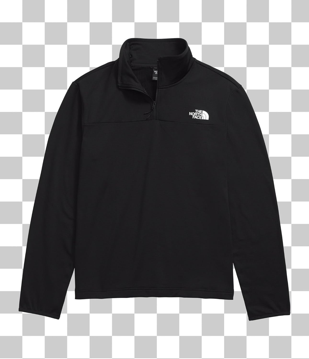 image:imageTHE NORTH FACE mens Cedar Trail Grid Fleece Quarter Zip Jacket Cold Weather Top With Durable Reinforced BindingsTnf Black