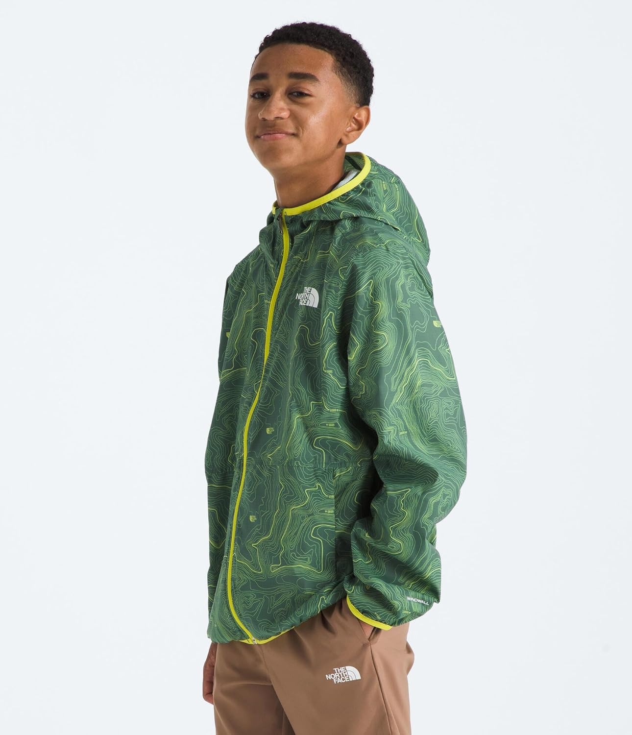 image:imageThe North Face Antora JacketDuck Green Tnf Topo Print