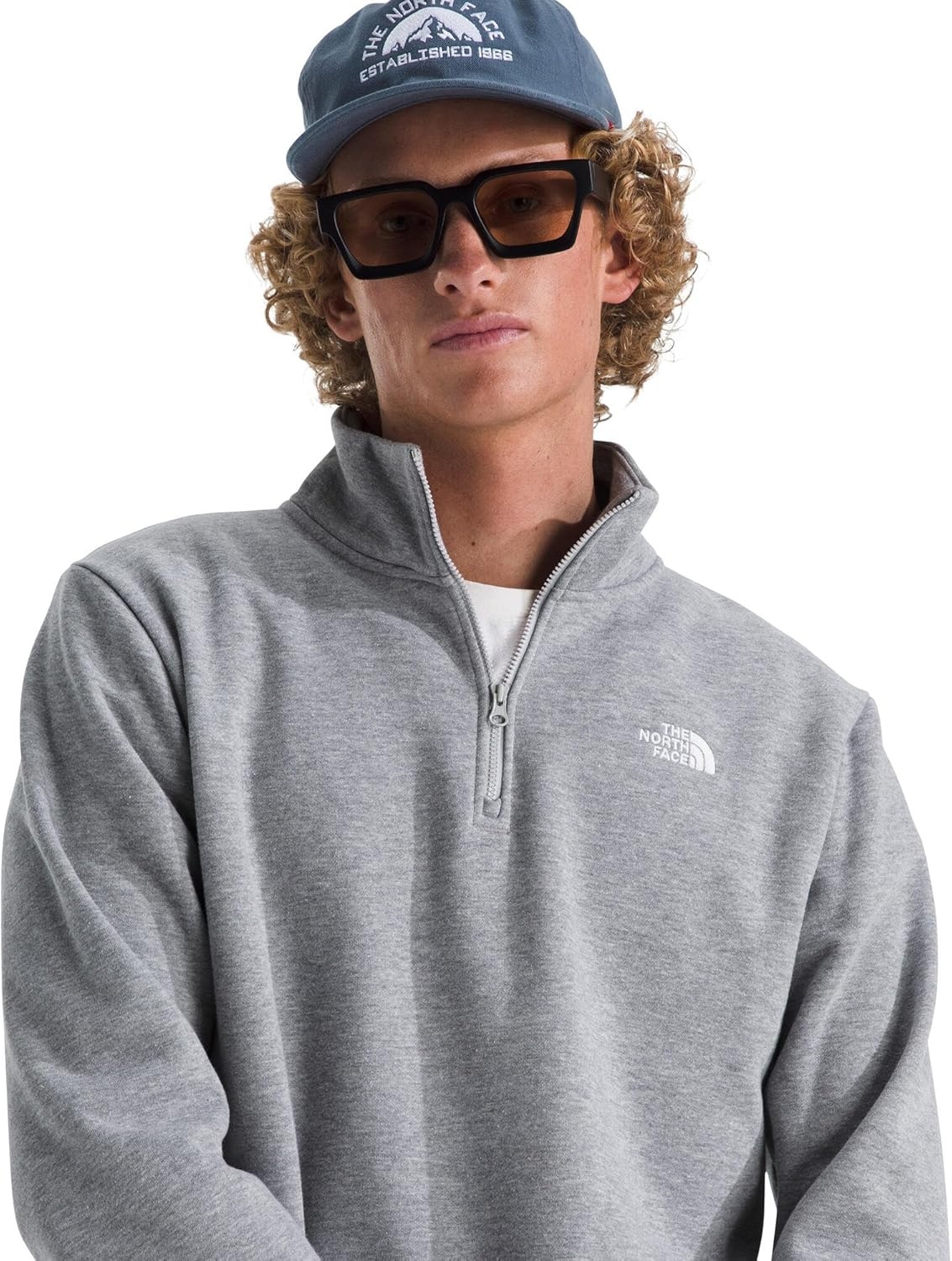 image:imageThe North Face Evolution Simple Dome Regular 14 ZipTnf Pale Grey Heather