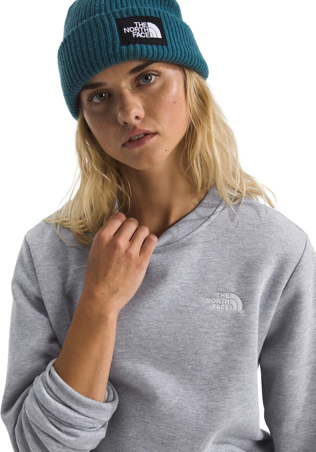 image:imageThe North Face Evolution Simple Dome Regular CrewTnf Pale Grey Heather