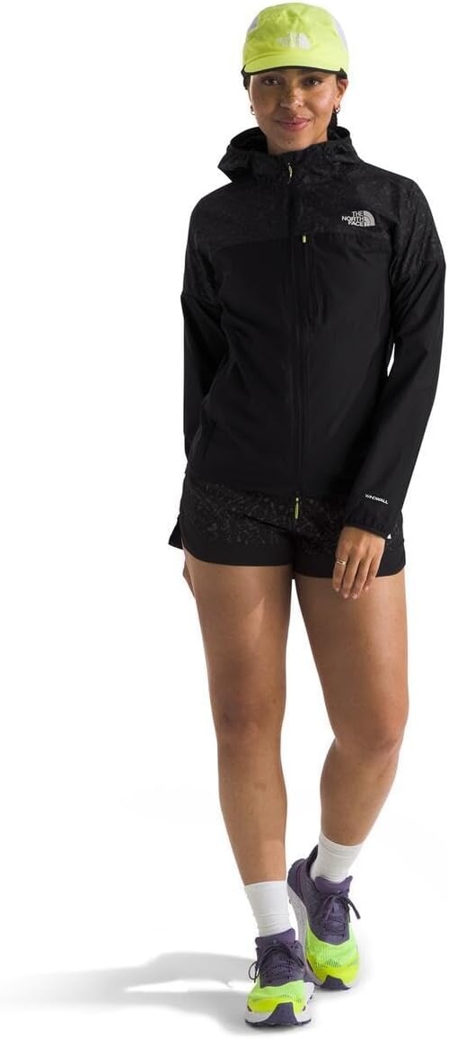 image:imageThe North Face Higher Run Wind JacketTnf BlackTnf Black Trail Reflective Print