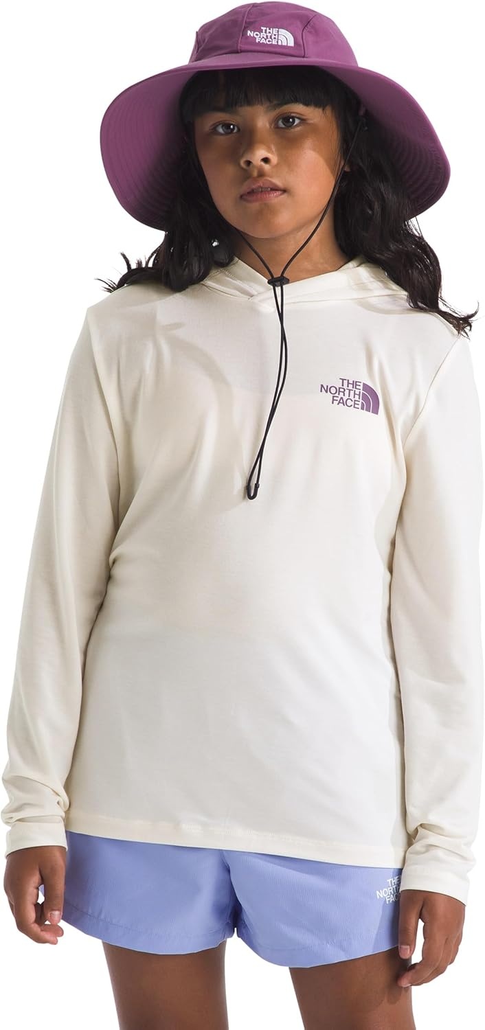 image:imageThe North Face Kids Adventure Coastal Climb Hoodie Moisture Wicking Pullover Lightweight amp Stretchy Durable HoodWhite Dune