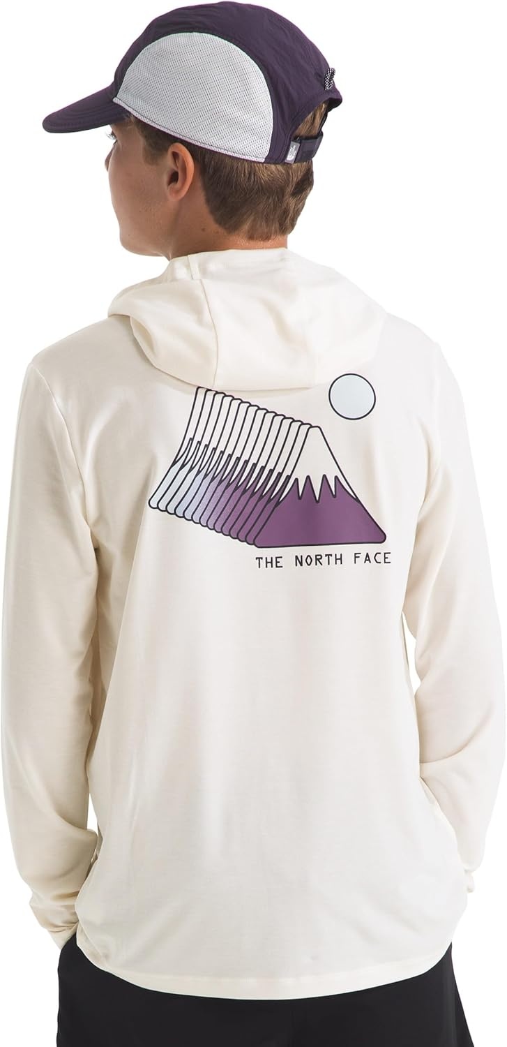 image:imageThe North Face Kids Adventure Coastal Climb Hoodie Moisture Wicking Pullover Lightweight amp Stretchy Durable HoodWhite Dune