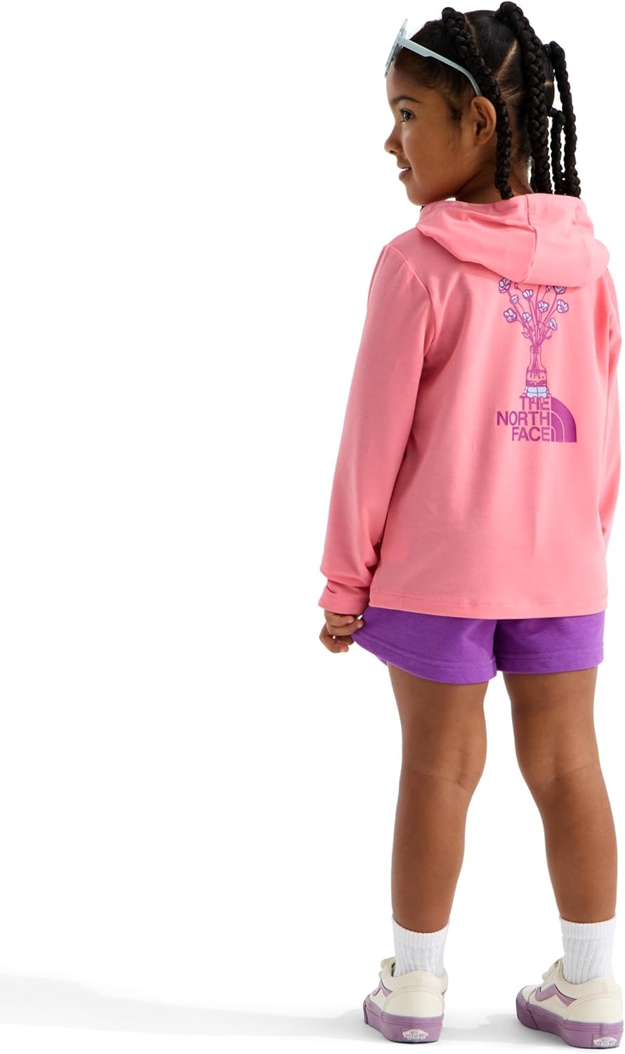 image:imageThe North Face Kids Adventure Grow Your Soul Hoodie Moisture Wicking Pullover Lightweight amp StretchyCoral Crush