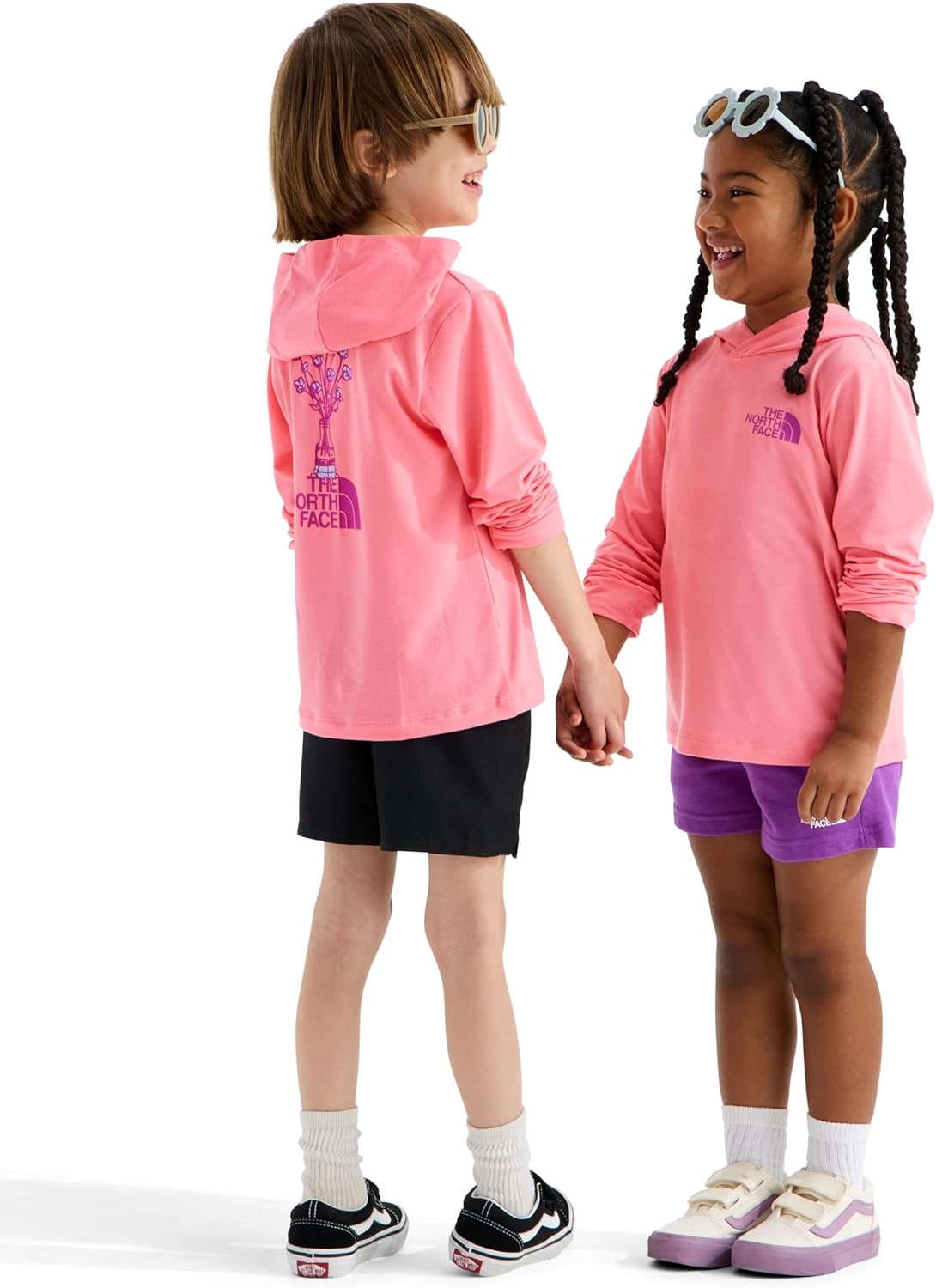 image:imageThe North Face Kids Adventure Grow Your Soul Hoodie Moisture Wicking Pullover Lightweight amp StretchyCoral Crush