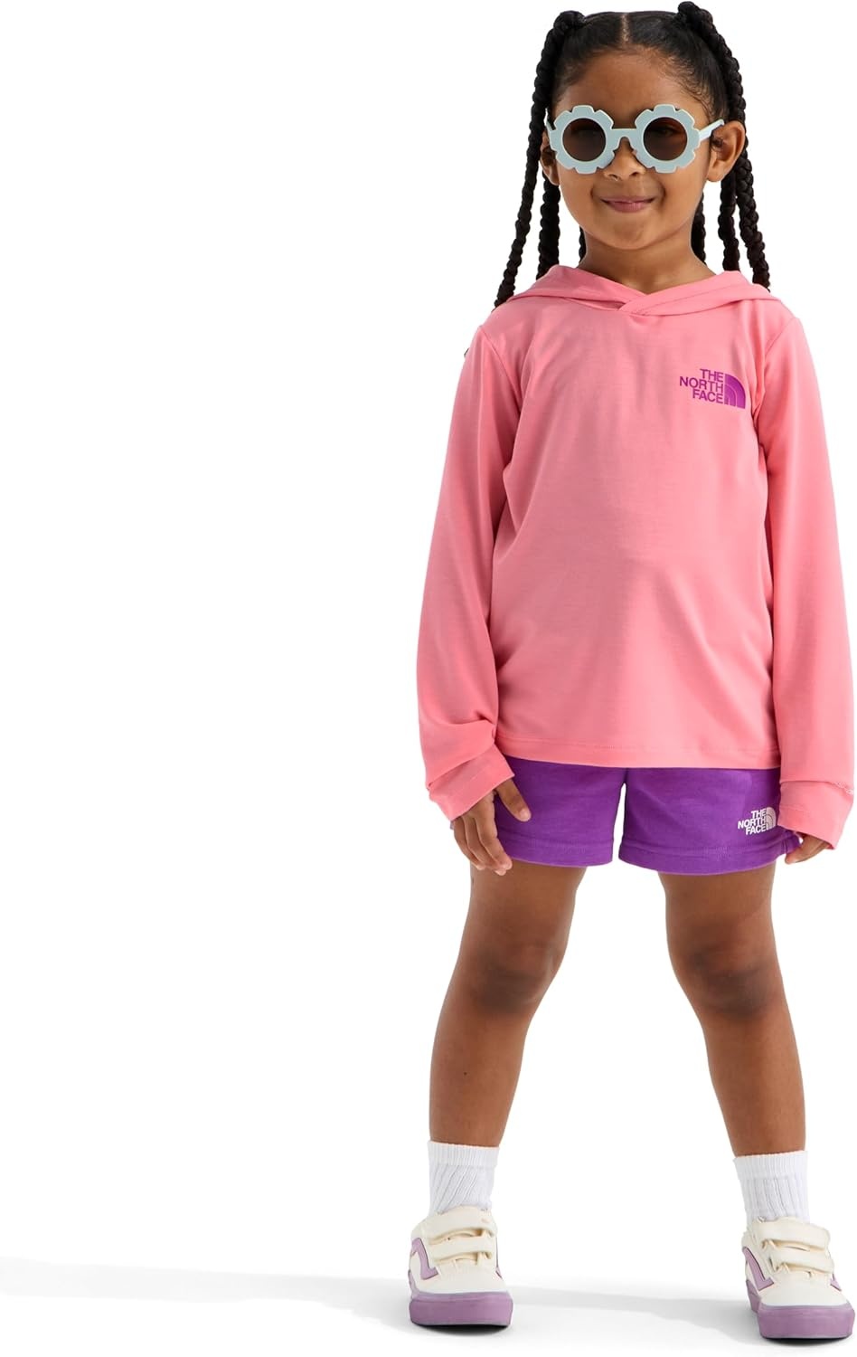 image:imageThe North Face Kids Adventure Grow Your Soul Hoodie Moisture Wicking Pullover Lightweight amp StretchyCoral Crush