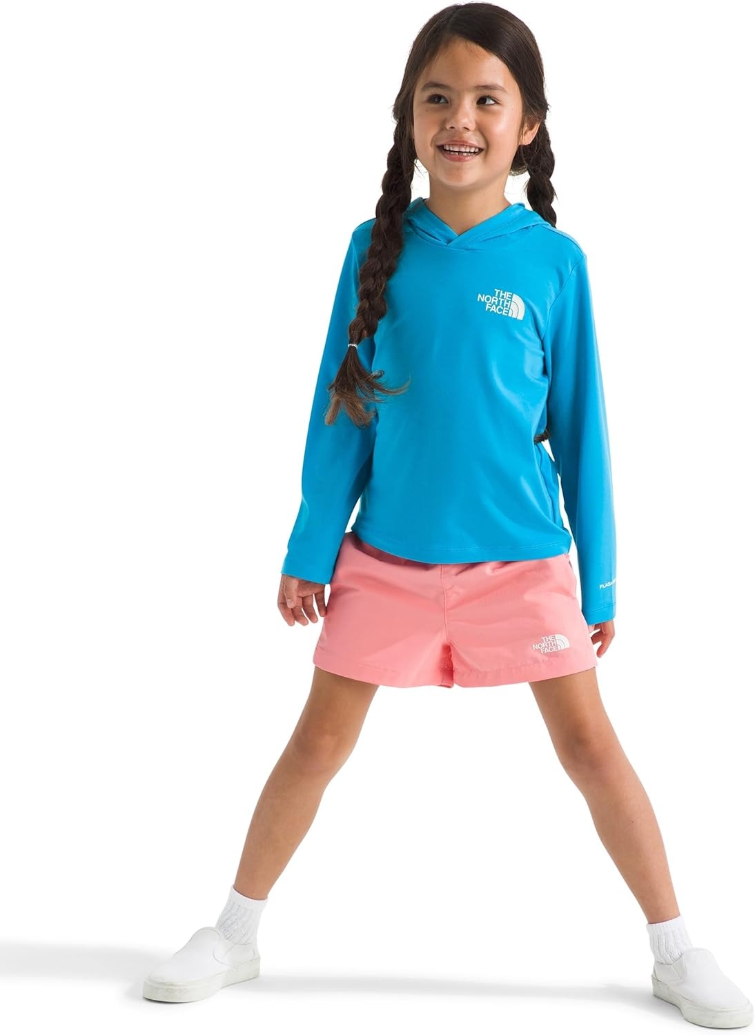 image:imageThe North Face Kids Adventure Moonlight Hoodie Moisture Wicking Pullover Lightweight amp Stretchy Durable HoodMeridian Blue