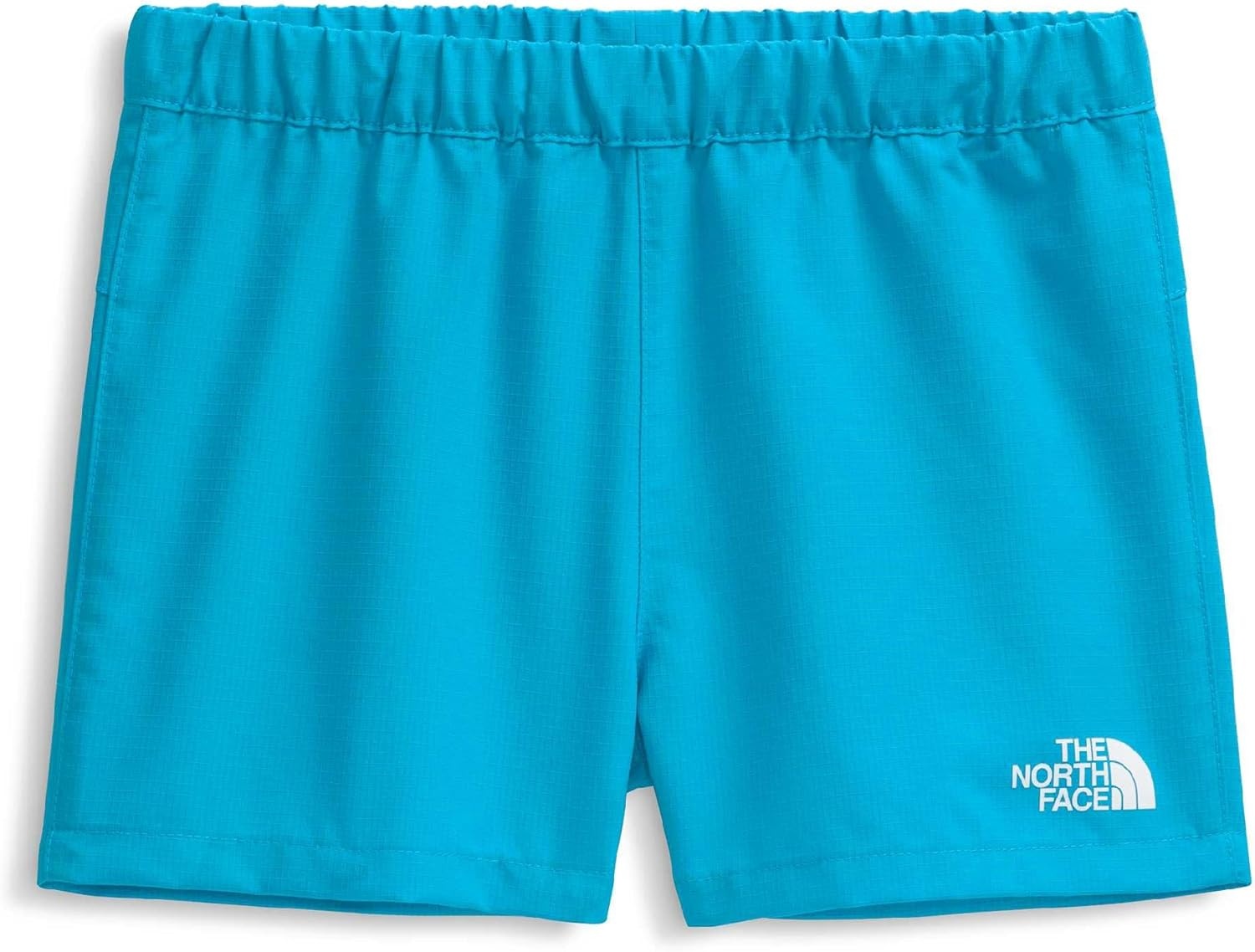 image:imageThe North Face Kids Class V Short Moisture Wicking ColorChanging Design Elastic WaistbandMeridian Blue Logo Weather Topo Phantom Print