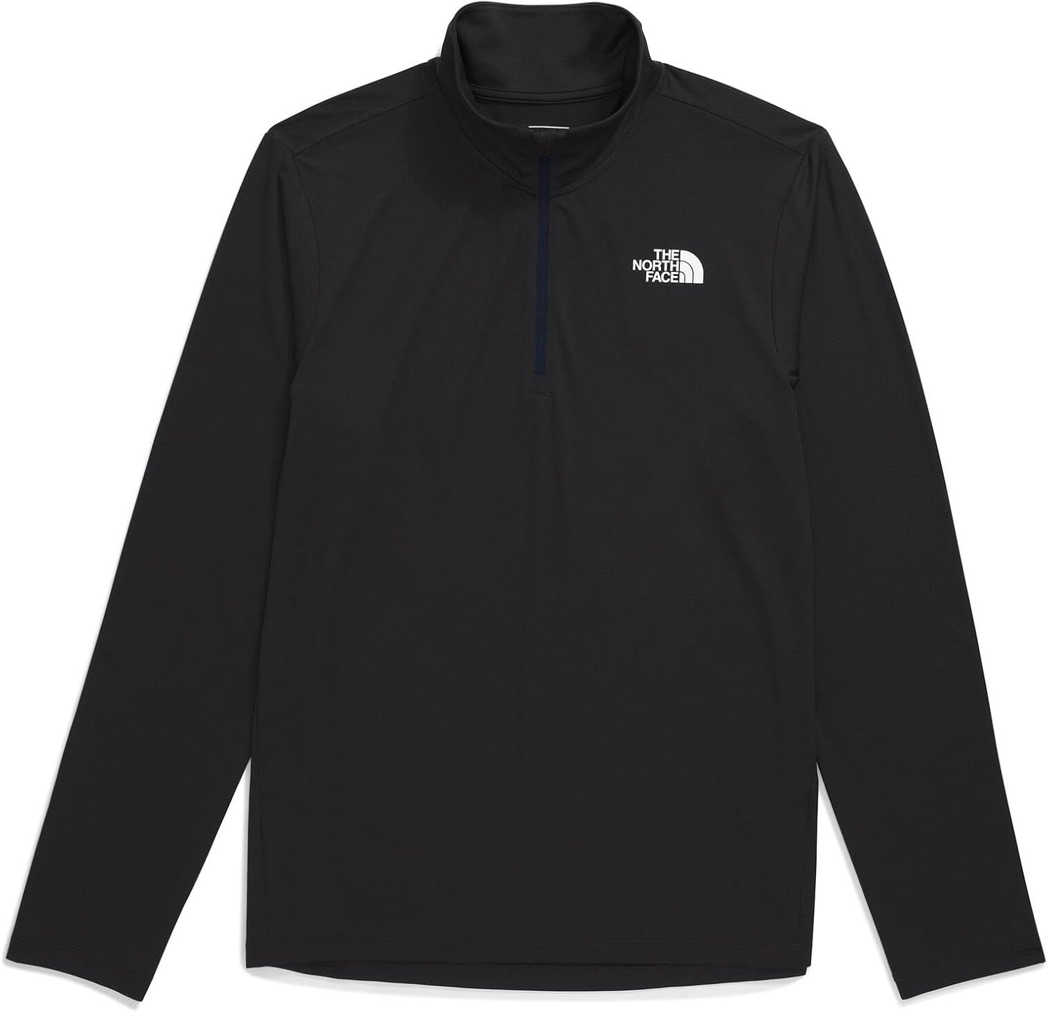 image:imageThe North Face Mens 247 Quarter Zip Tee Lightweight Long Sleeve 14 Zip Pullover Moisture Wicking Fabric2 LogosTnf Black