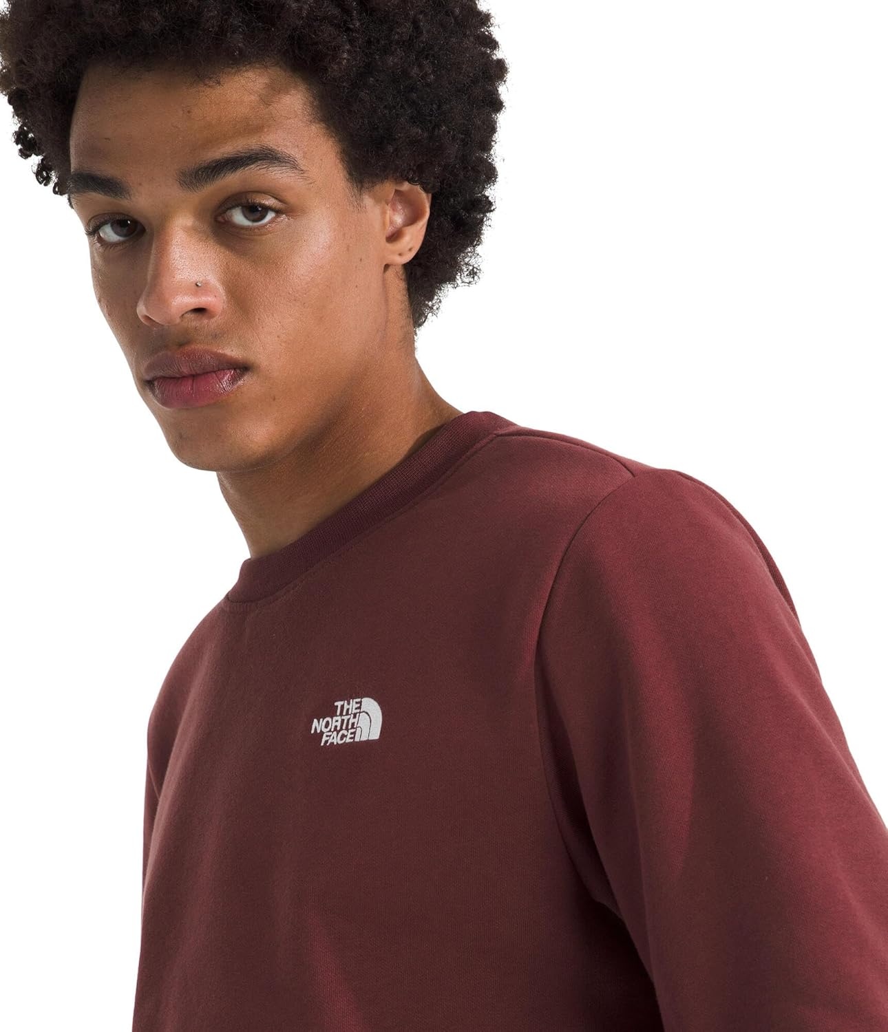 image:imageThe North Face Mens Evolution Simple Dome Crew Ribbed Collar amp Hem Classic LogoSumac