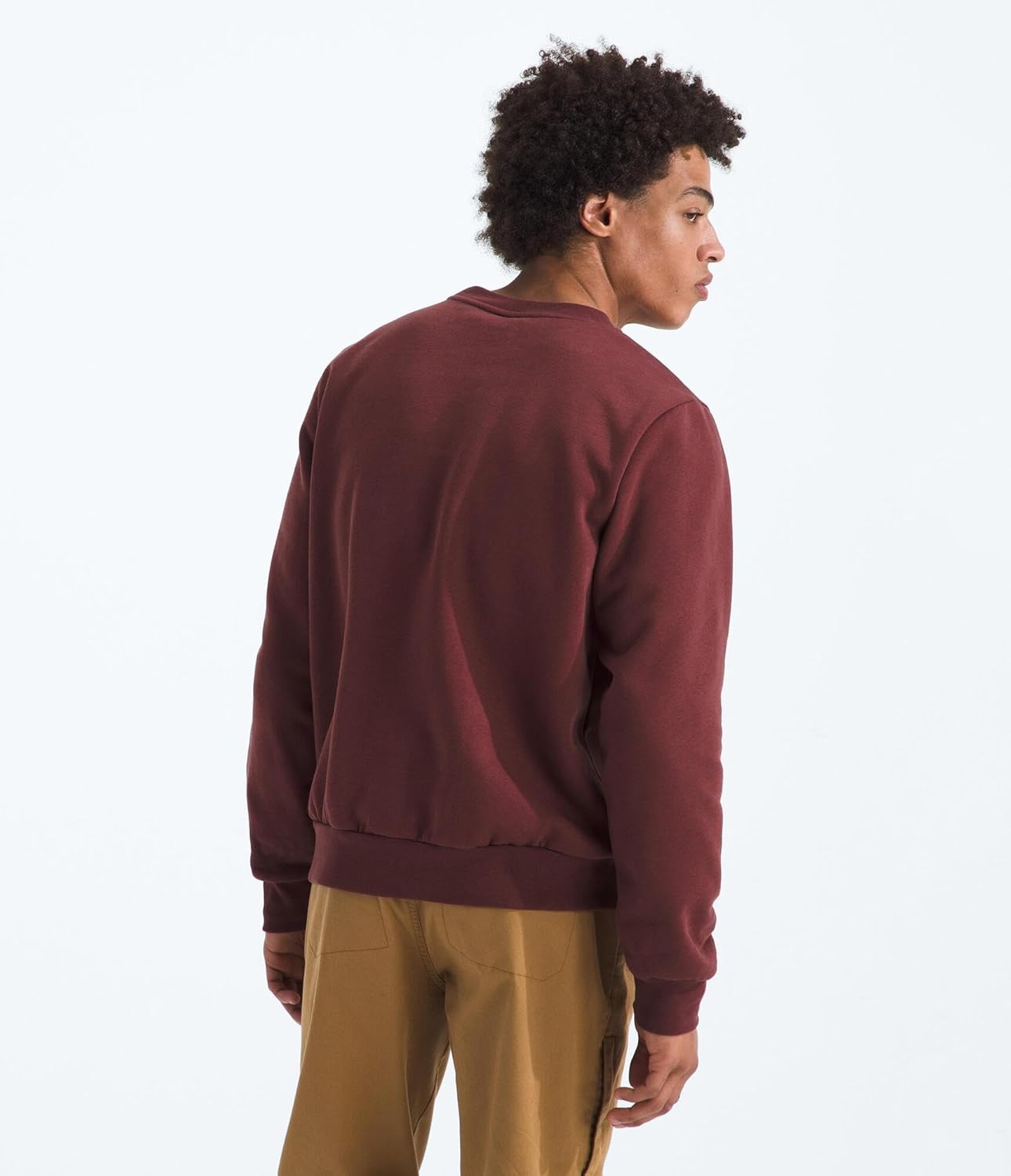 image:imageThe North Face Mens Evolution Simple Dome Crew Ribbed Collar amp Hem Classic LogoSumac