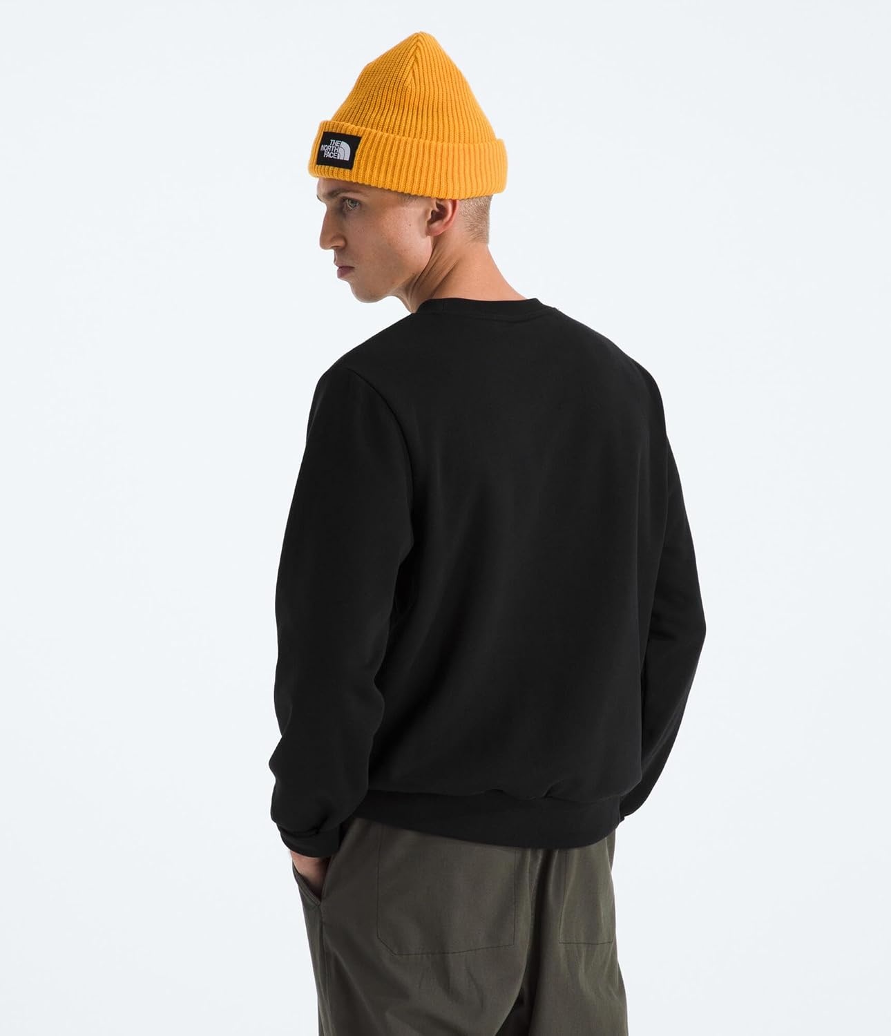 image:imageThe North Face Mens Evolution Simple Dome Crew Ribbed Collar amp Hem Classic LogoTnf Black