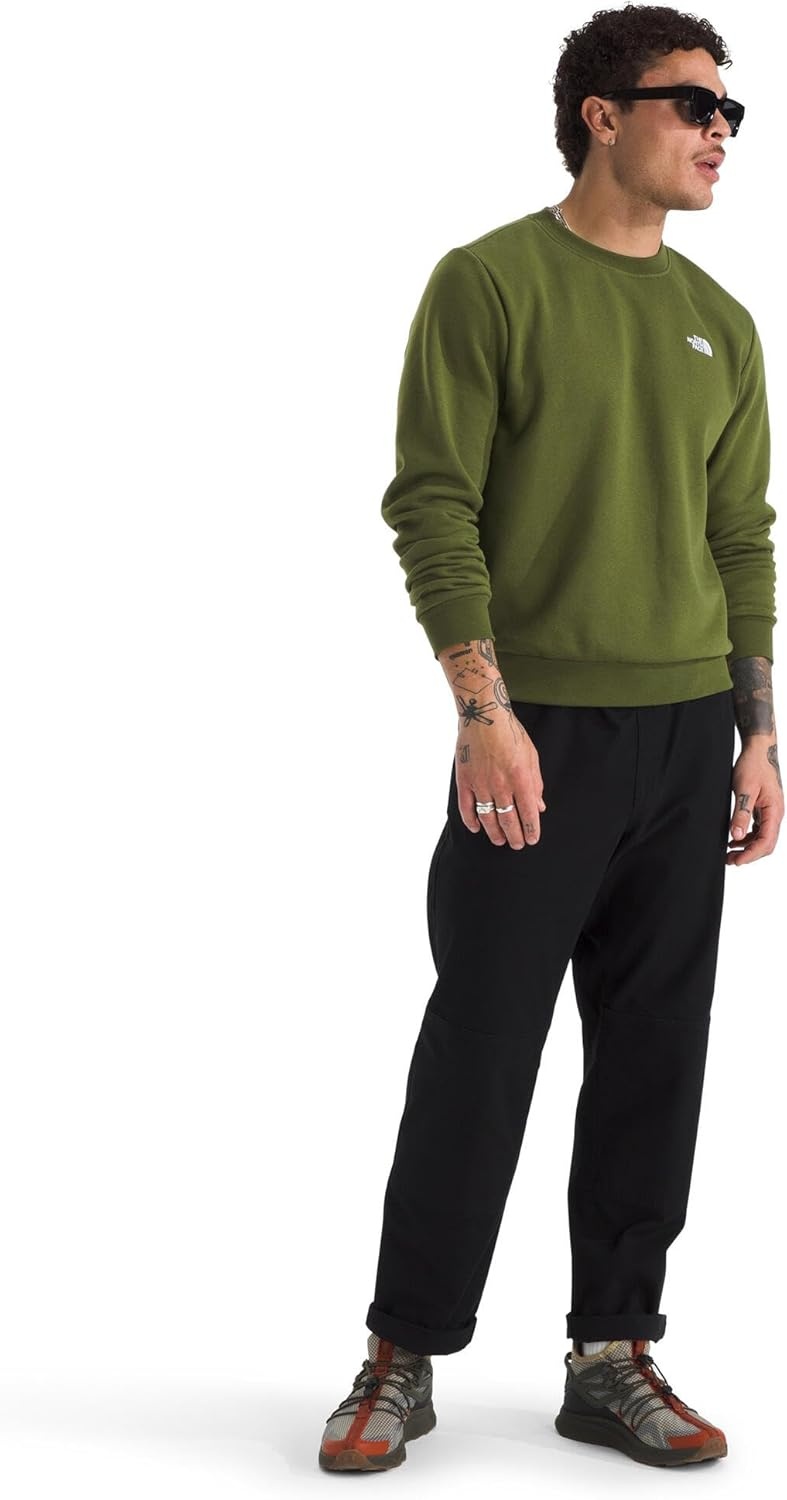 image:imageThe North Face Mens Evolution Simple Dome Crew Ribbed Collar amp Hem Classic LogoWoodland Green