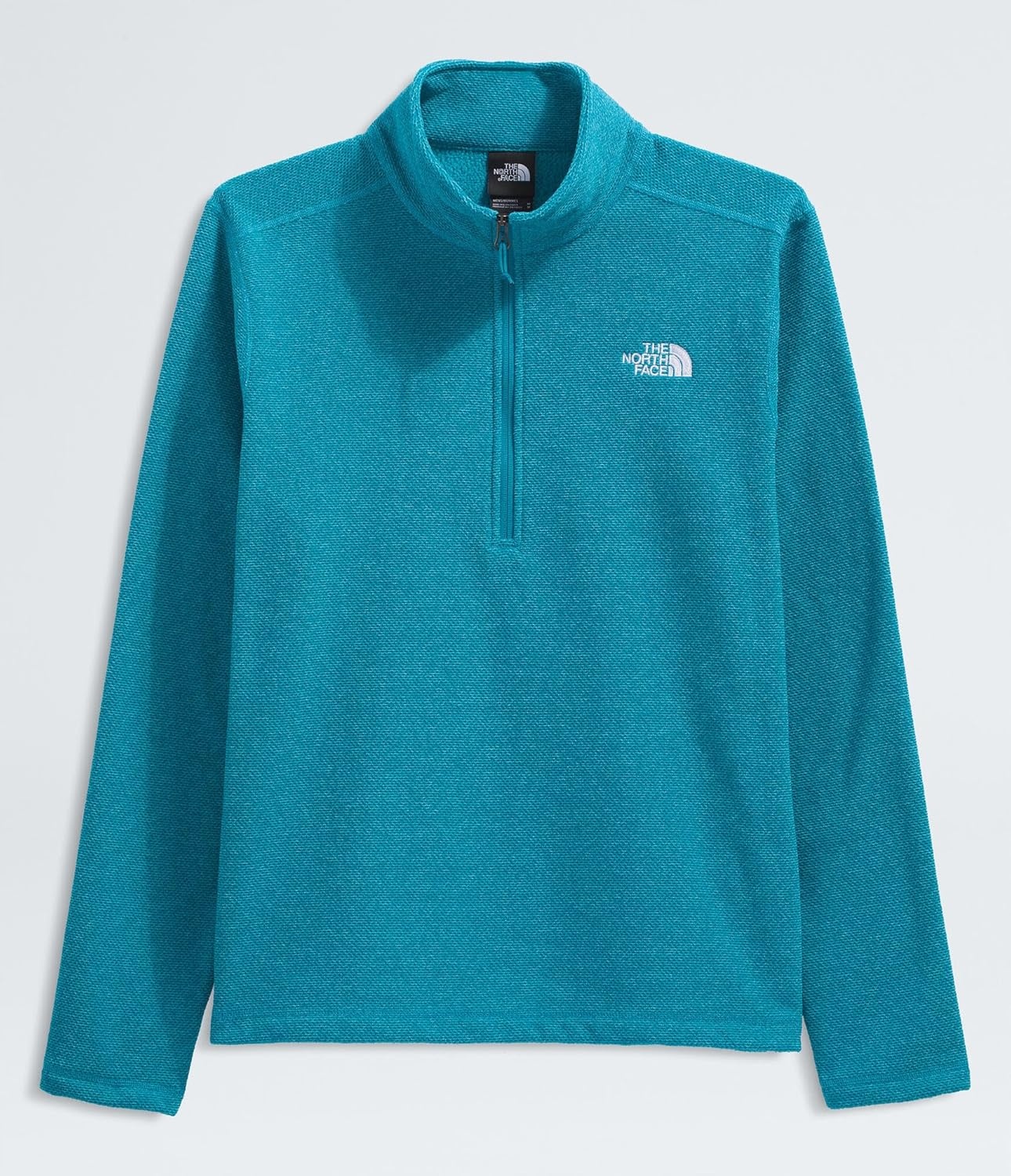 image:imageThe North Face Mens Textured Cap Rock Quarter Zip Pullover 14 Zip Fleece Jacket with a Classic Fit amp Embroidered LogoDusk Blue Heather