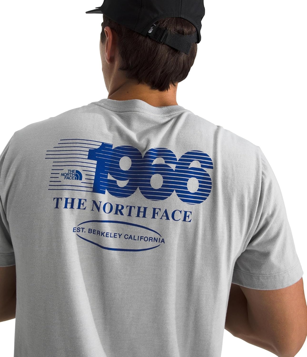 image:imageThe North Face Mens TriBlend Logo Play ShortSleeve Tee Casual Graphic TShirt Regular Fit CottonPolyesterTencelTnf Light Grey White Heather