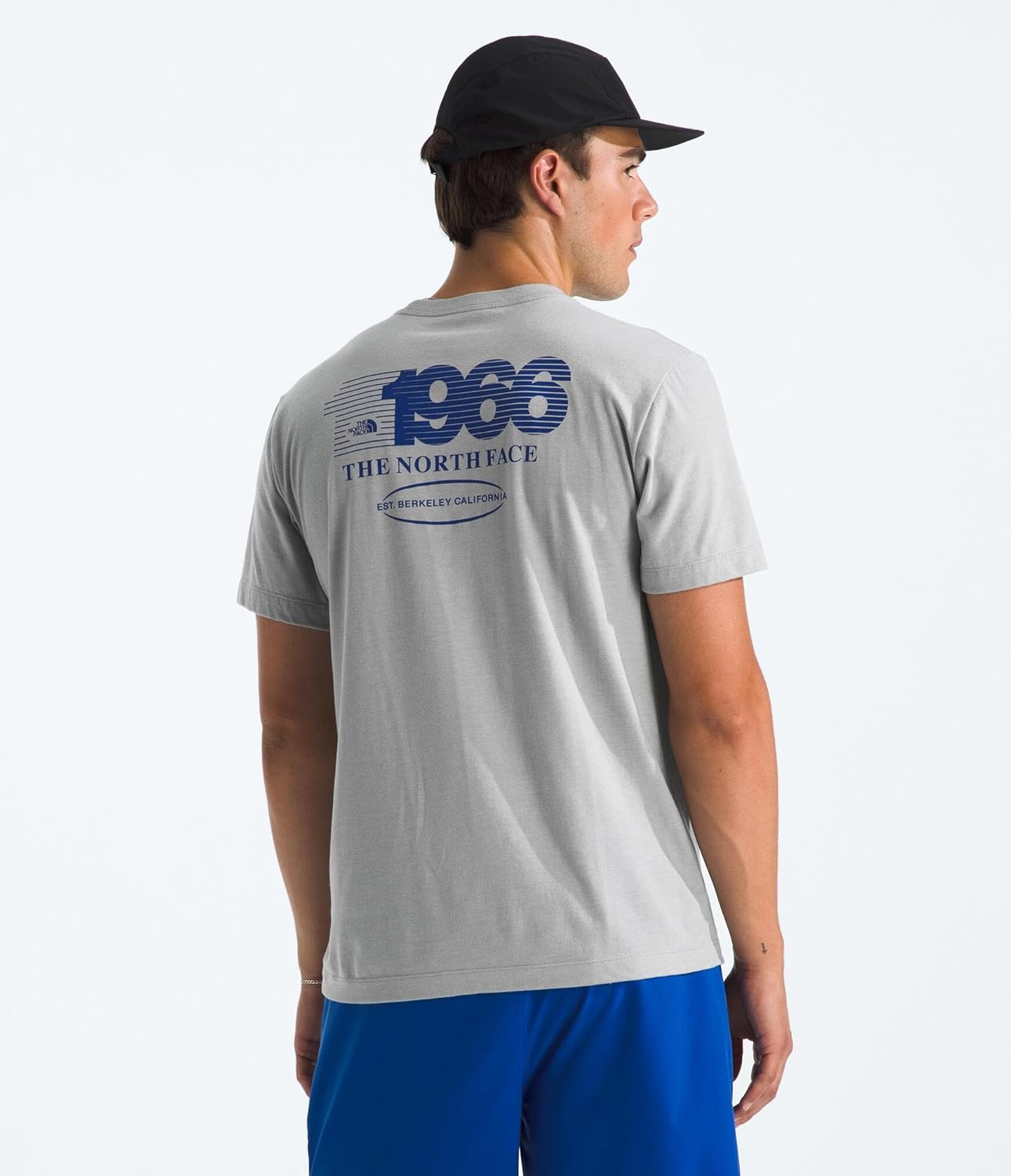 image:imageThe North Face Mens TriBlend Logo Play ShortSleeve Tee Casual Graphic TShirt Regular Fit CottonPolyesterTencelTnf Light Grey White Heather