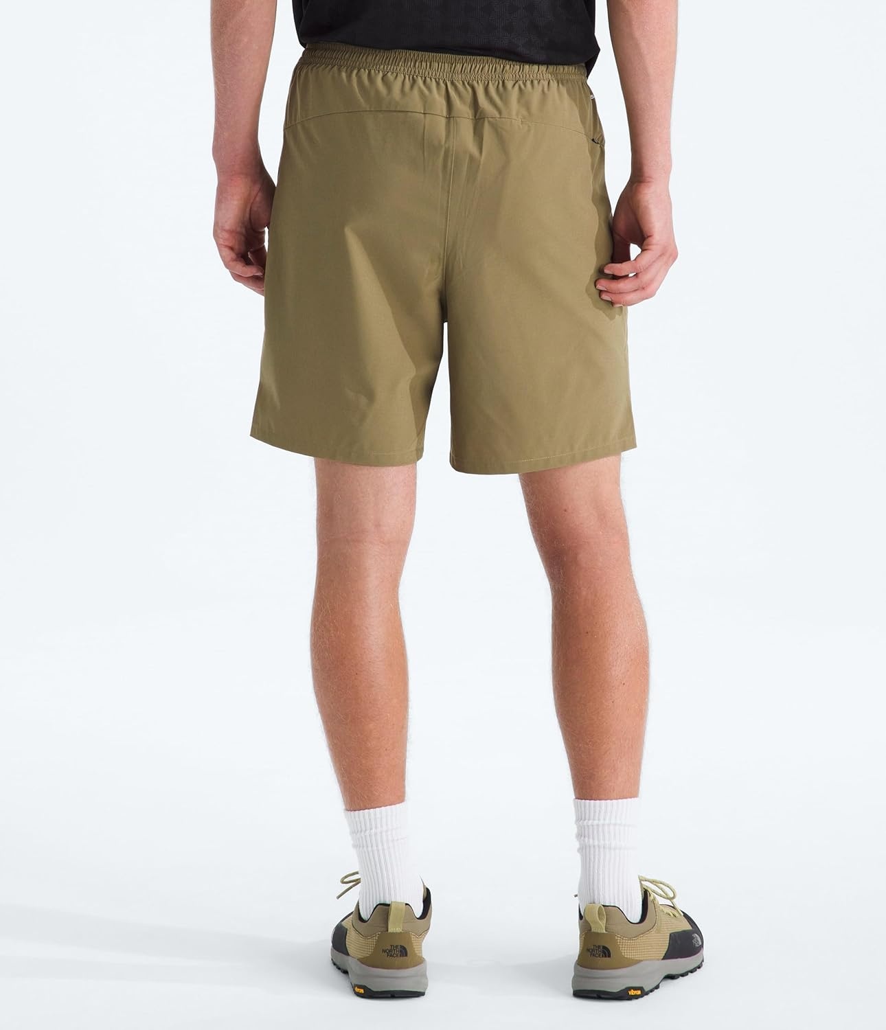 image:imageThe North Face Mens Wander 2in1 Short 7 Moisture Wicking Water Repellent Finish Stretch Waistband Hand PocketsCedarTnf Black