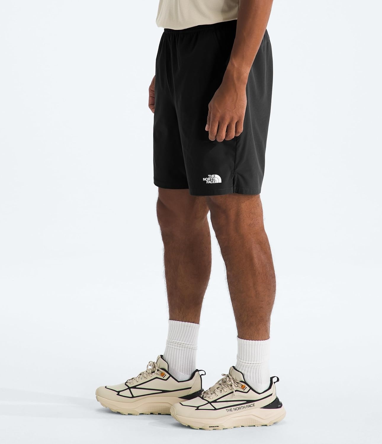 image:imageThe North Face Mens Wander 2in1 Short 7 Moisture Wicking Water Repellent Finish Stretch Waistband Hand PocketsTnf Black