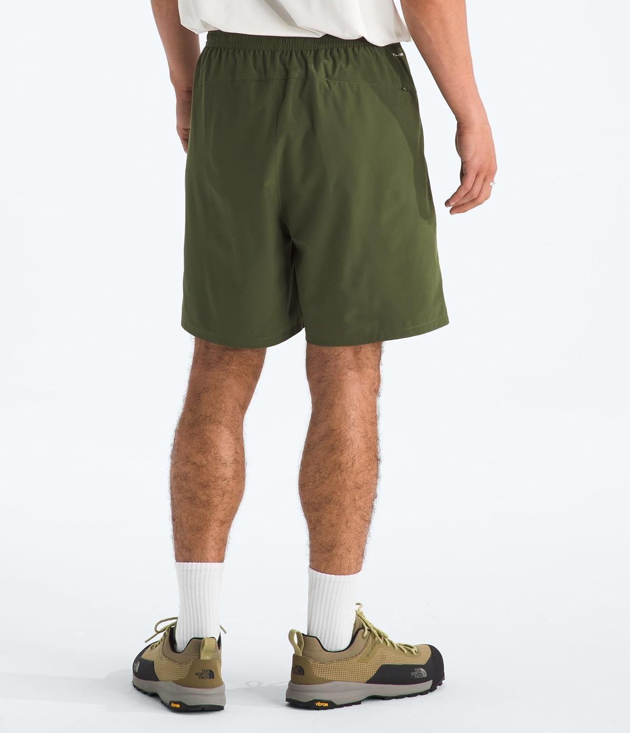 image:imageThe North Face Mens Wander 2in1 Short 7 Moisture Wicking Water Repellent Finish Stretch Waistband Hand PocketsWoodland Green