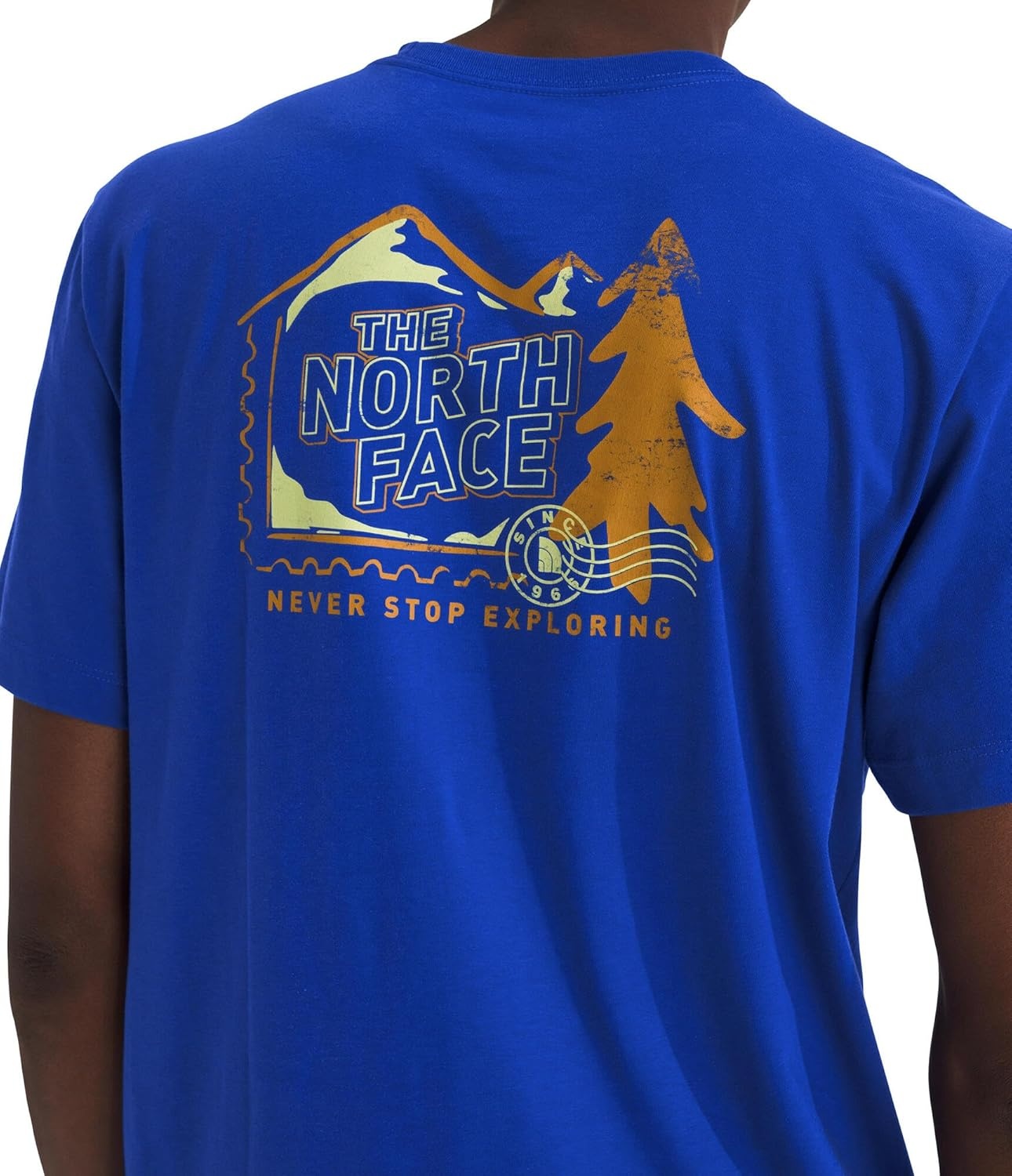 image:imageThe North Face Mountain Stamps Regular Short Sleeve TeeTnf Blue