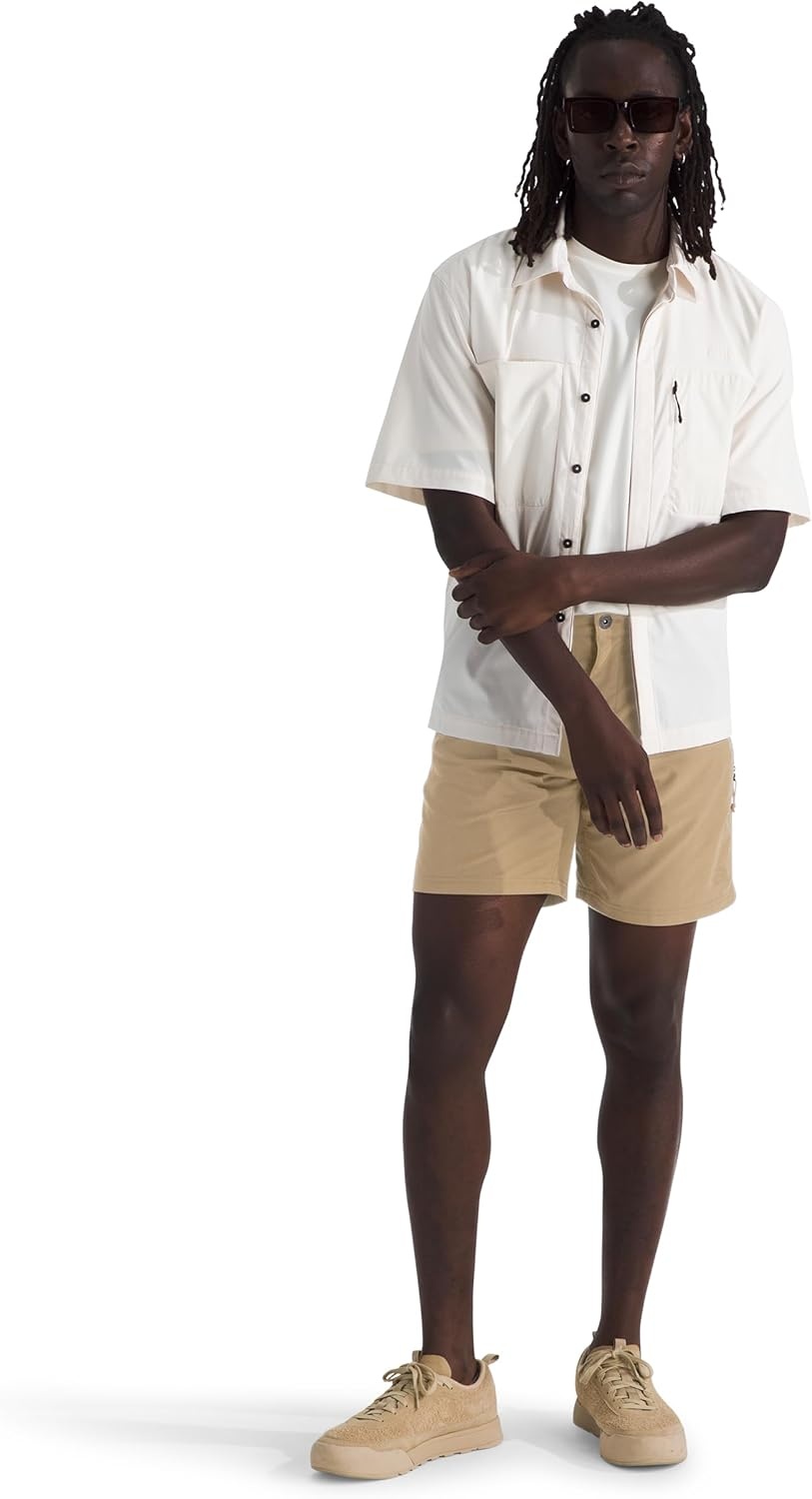 image:imageThe North Face Rolling Sun Packable 9 Hybrid ShortsKhaki Stonenpf