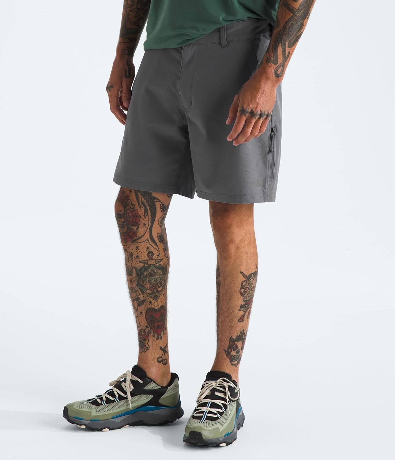 image:imageThe North Face Rolling Sun Packable 9 Hybrid ShortsSmoked Pearl