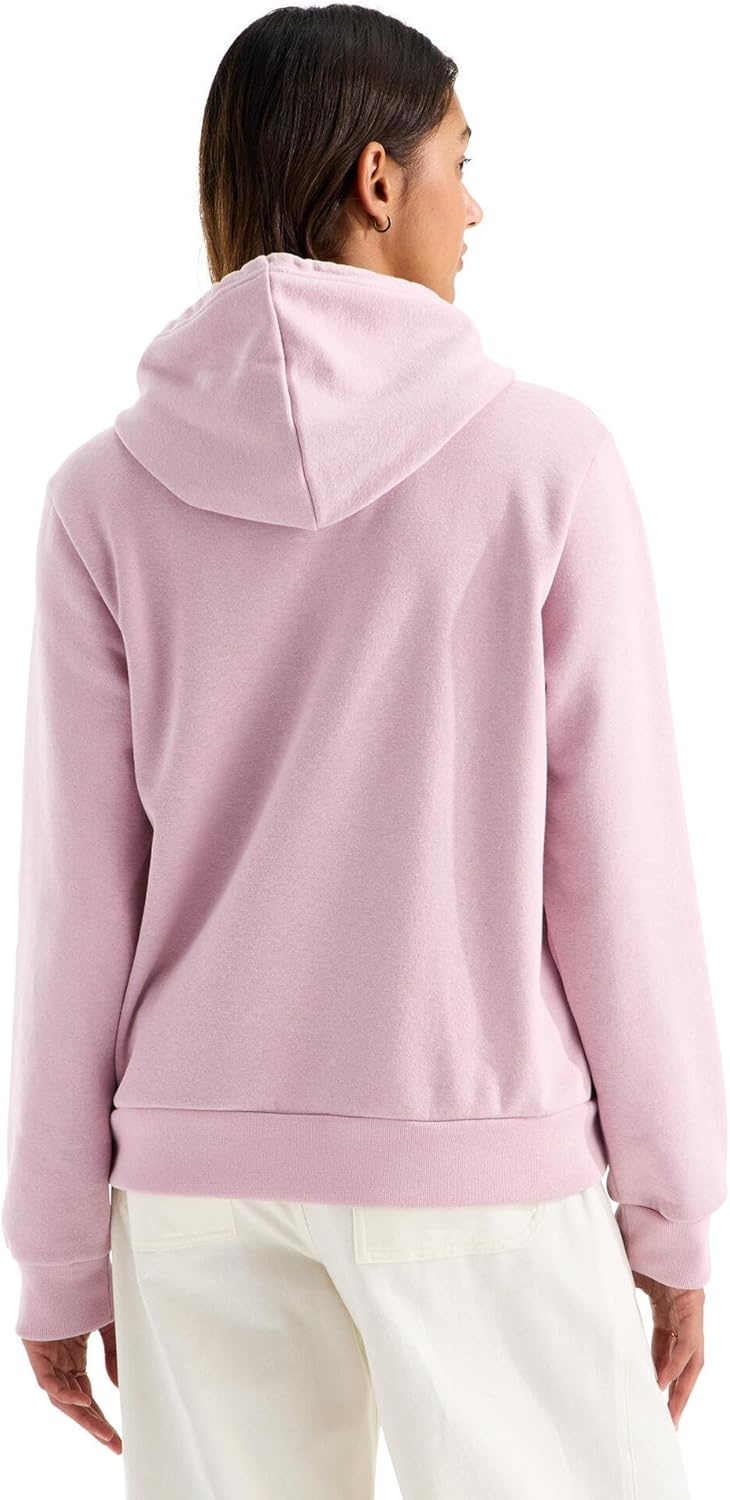 image:imageThe North Face Womens Evolution Half Dome Hoodie Adventure Ready Hood With Adjustable Drawcord Kangaroo Hand PocketMetal Pink