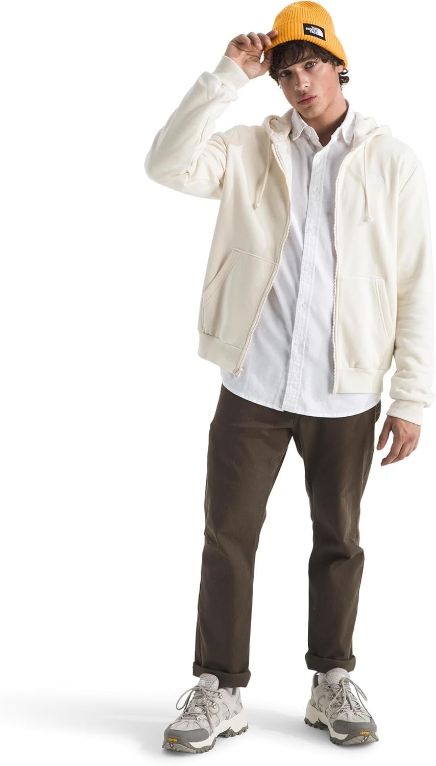 image:imageThe North Face mens Evolution Simple Dome Full Zip HoodieWhite Dune