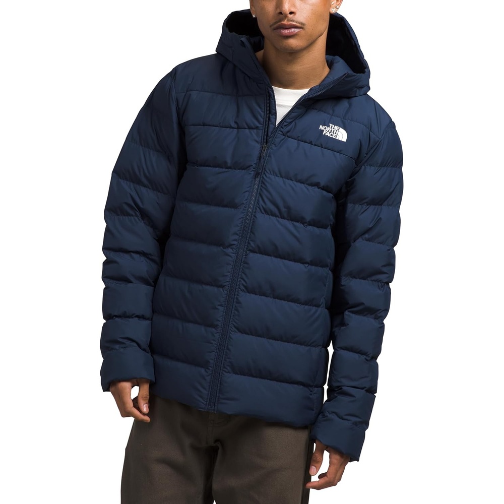image:imageTHE NORTH FACE Mens Aconcagua 3 Hooded Jacket Insulated Wind amp Water Resistant Attached 3 Piece Hood With Cinch CordSummit Navynpf
