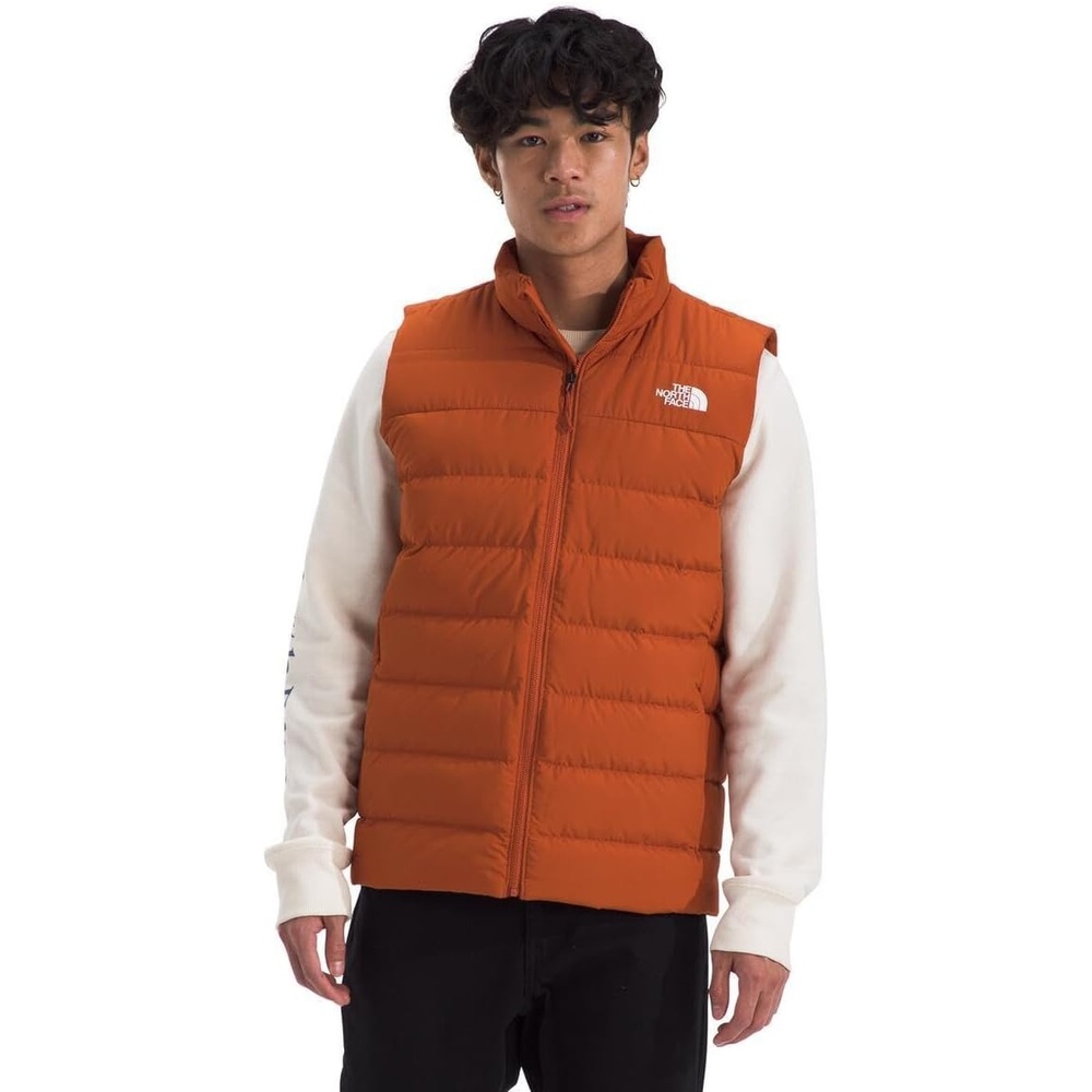 image:imageTHE NORTH FACE Mens Aconcagua 3 Insulated Vest Wind Resistant Water Repellent 600 Fill Waterfowl Down InsulationEarthen Copper