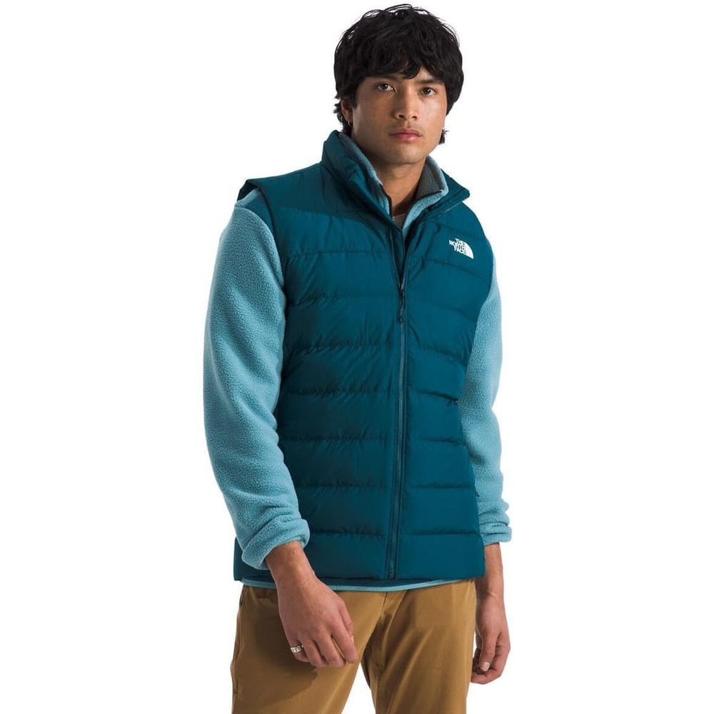 image:imageTHE NORTH FACE Mens Aconcagua 3 Insulated Vest Wind Resistant Water Repellent 600 Fill Waterfowl Down InsulationMidnight Petrol
