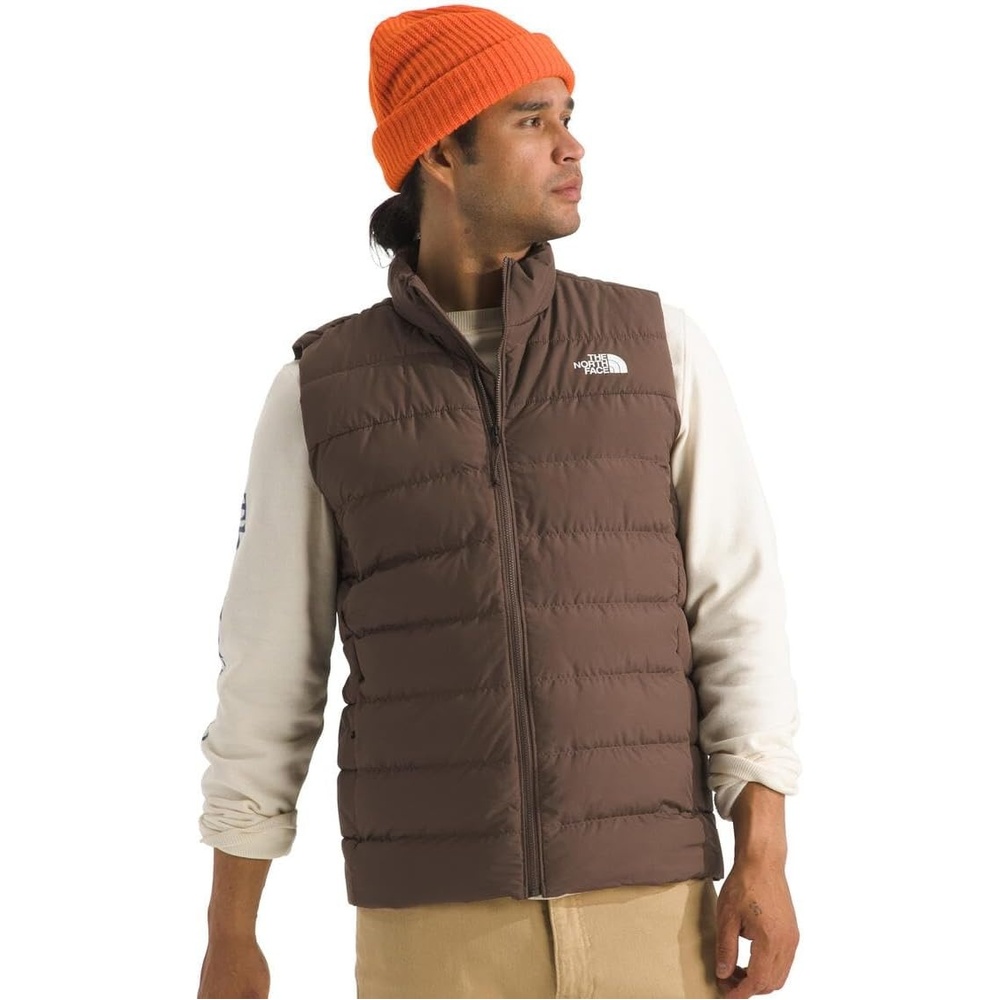 image:imageTHE NORTH FACE Mens Aconcagua 3 Insulated Vest Wind Resistant Water Repellent 600 Fill Waterfowl Down InsulationSmokey Brown