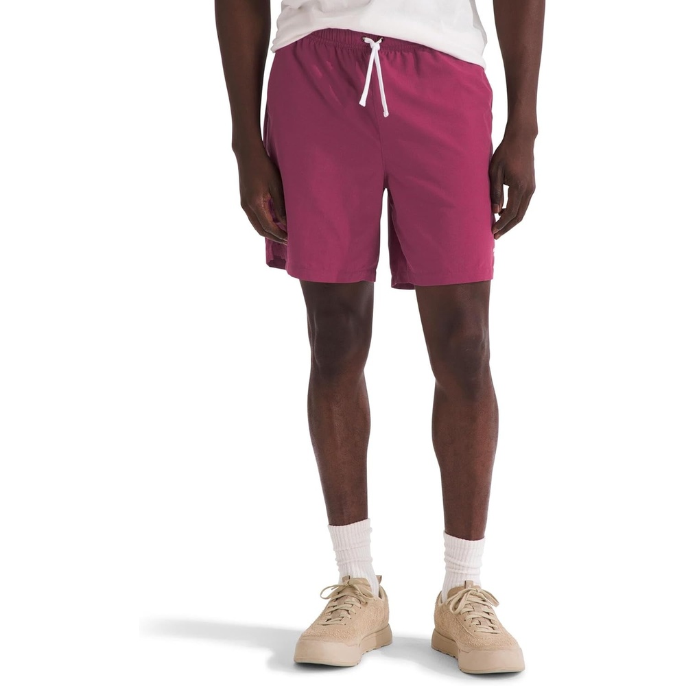 image:imageTHE NORTH FACE Mens Action Shorts 20  Lightweight amp Breathable Nylon Shorts With Flashdry Technology amp Adjustable DrawcordCyber Berry