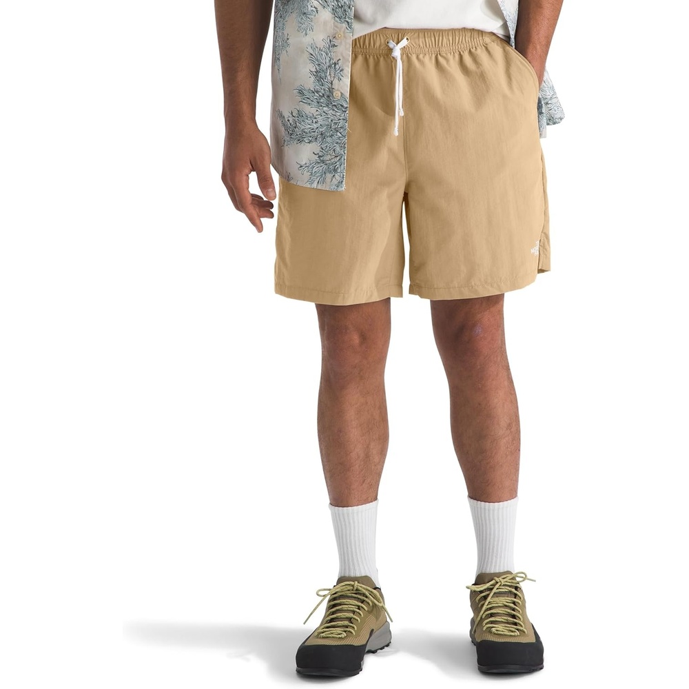 image:imageTHE NORTH FACE Mens Action Shorts 20 Lightweight amp Breathable Nylon Shorts With Flashdry Technology amp Adjustable DrawcordKhaki Stone