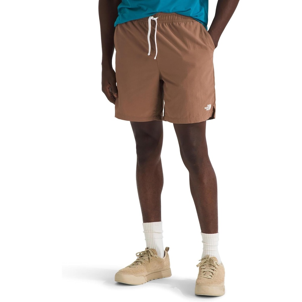 image:imageTHE NORTH FACE Mens Action Shorts 20 Lightweight amp Breathable Nylon Shorts With Flashdry Technology amp Adjustable DrawcordLatte