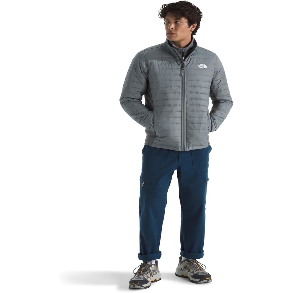 image:imageTHE NORTH FACE Mens Canyonlands Hybrid Jacket Water Resistant Top With Heatseeker Insulation Breathable Underarm PanelsTnf Medium Grey Heathernpf