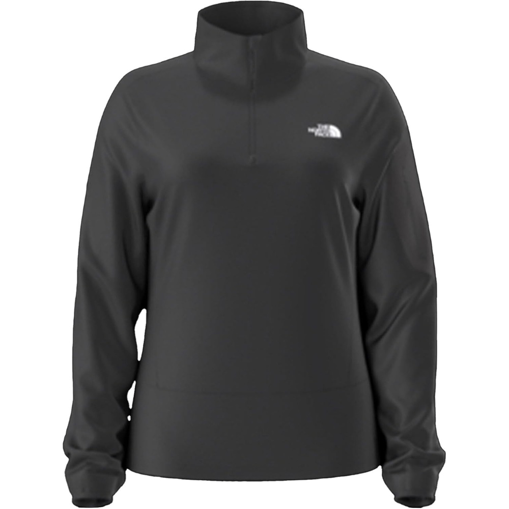 image:imageTHE NORTH FACE Mens Crest Full Zip Jacket Water Repellent Fleece Coat Double Layer Stand Collar amp Zip Hand PocketsTnf BlackTnf Black