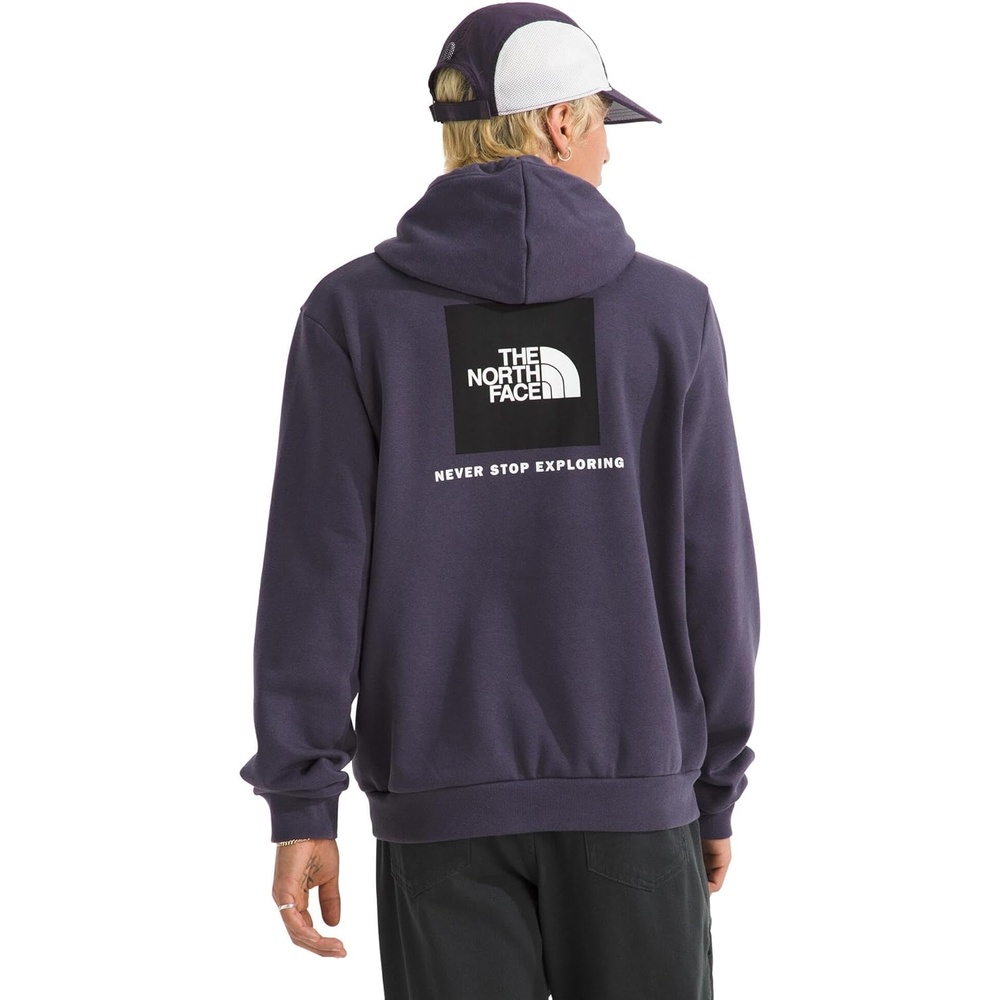 image:imageTHE NORTH FACE Mens Evolution Box NSE Hoodie Sweatshirt With 2 Piece Hood Adjustable Drawcord Kangaroo Hand PocketEndless Dusk