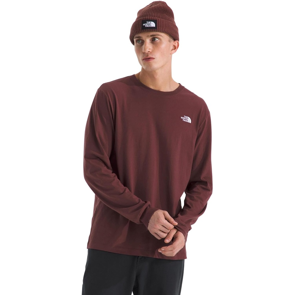 image:imageTHE NORTH FACE Mens Evolution Simple Dome Longsleeve Tee Cotton Shirt With the Classic LogoSumac