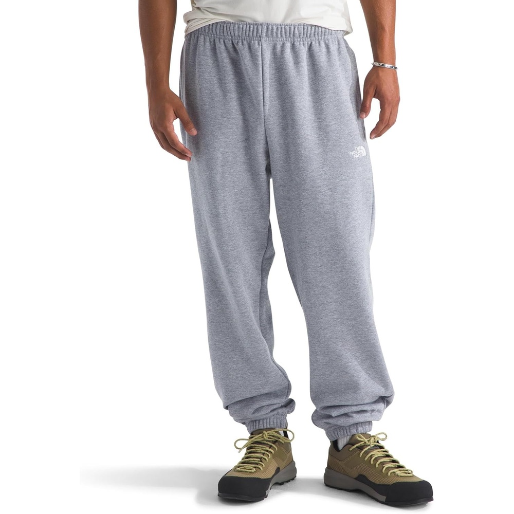 image:imageTHE NORTH FACE Mens Evolution Simple Dome Pant  Elastic Waistband With Adjustable Drawcord Hand Pockets Elasticated CuffsTnf Pale Grey Heather
