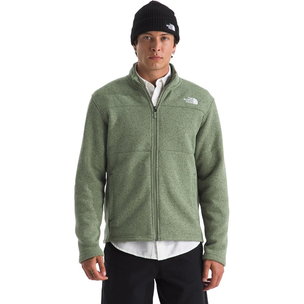 image:imageTHE NORTH FACE Mens Gordon Lyons Full Zip Jacket  Cold Weather Top With Zippered Hand PocketsBark Mist Heather