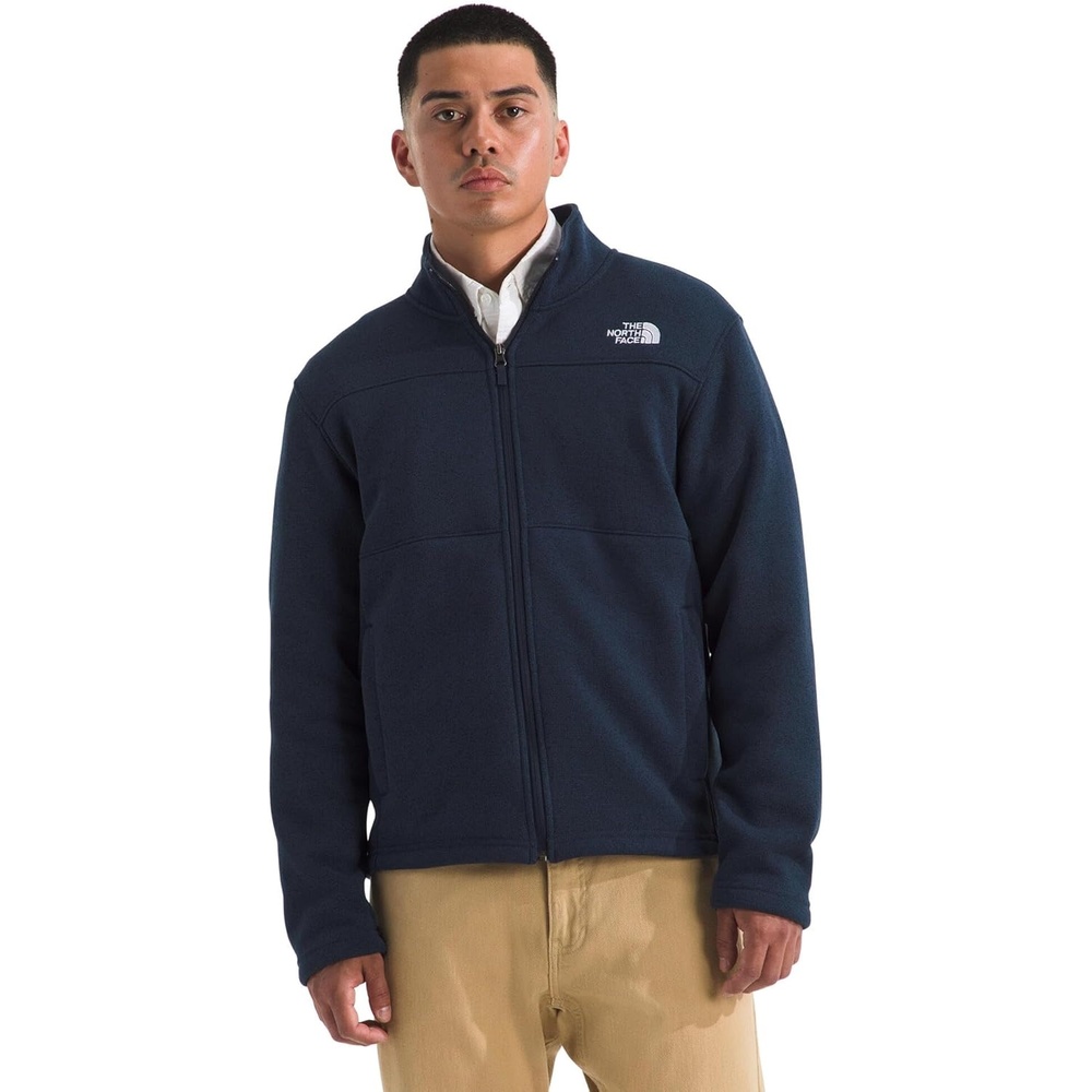 image:imageTHE NORTH FACE Mens Gordon Lyons Full Zip Jacket  Cold Weather Top With Zippered Hand PocketsSummit Navy Heather