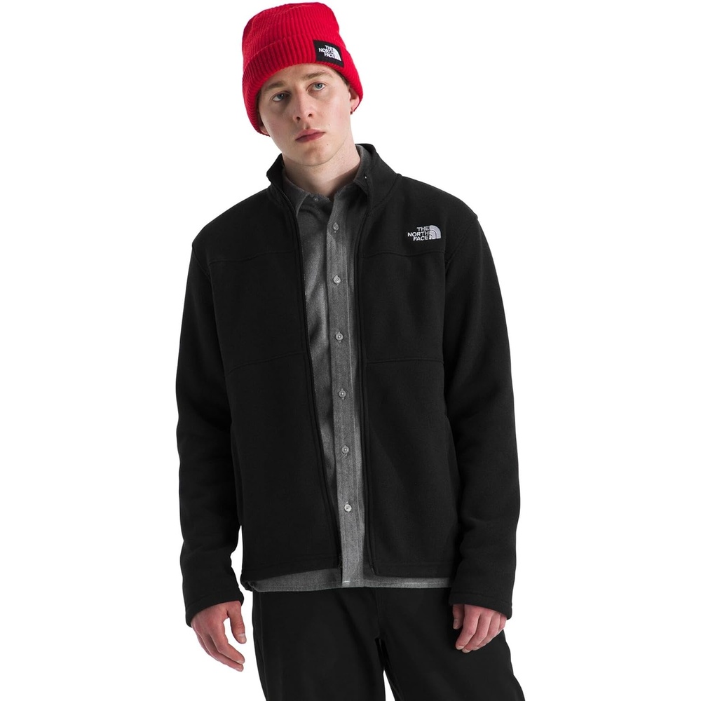 image:imageTHE NORTH FACE Mens Gordon Lyons Full Zip Jacket  Cold Weather Top With Zippered Hand PocketsTnf Black Heather