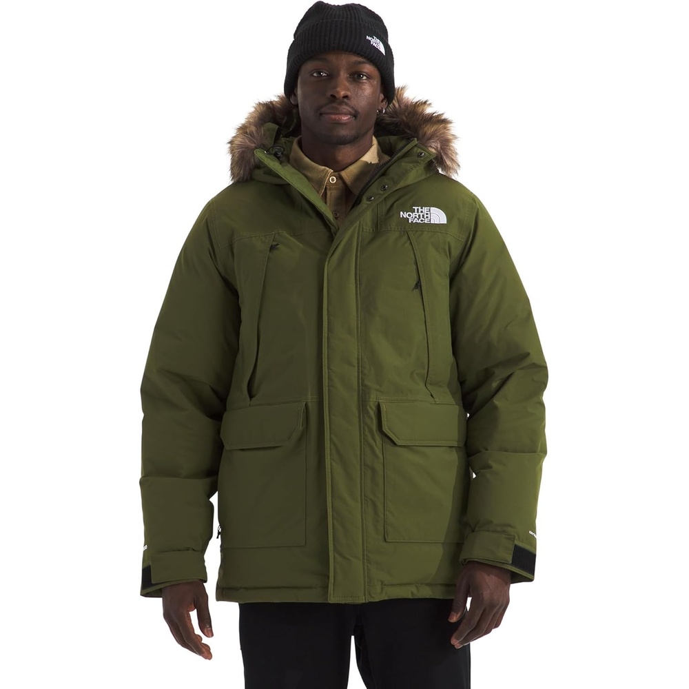 image:imageTHE NORTH FACE Mens McMurdo Parka  Long Waterproof Winter Jacket With 600 Fill Waterfowl Down InsulationWoodland Green