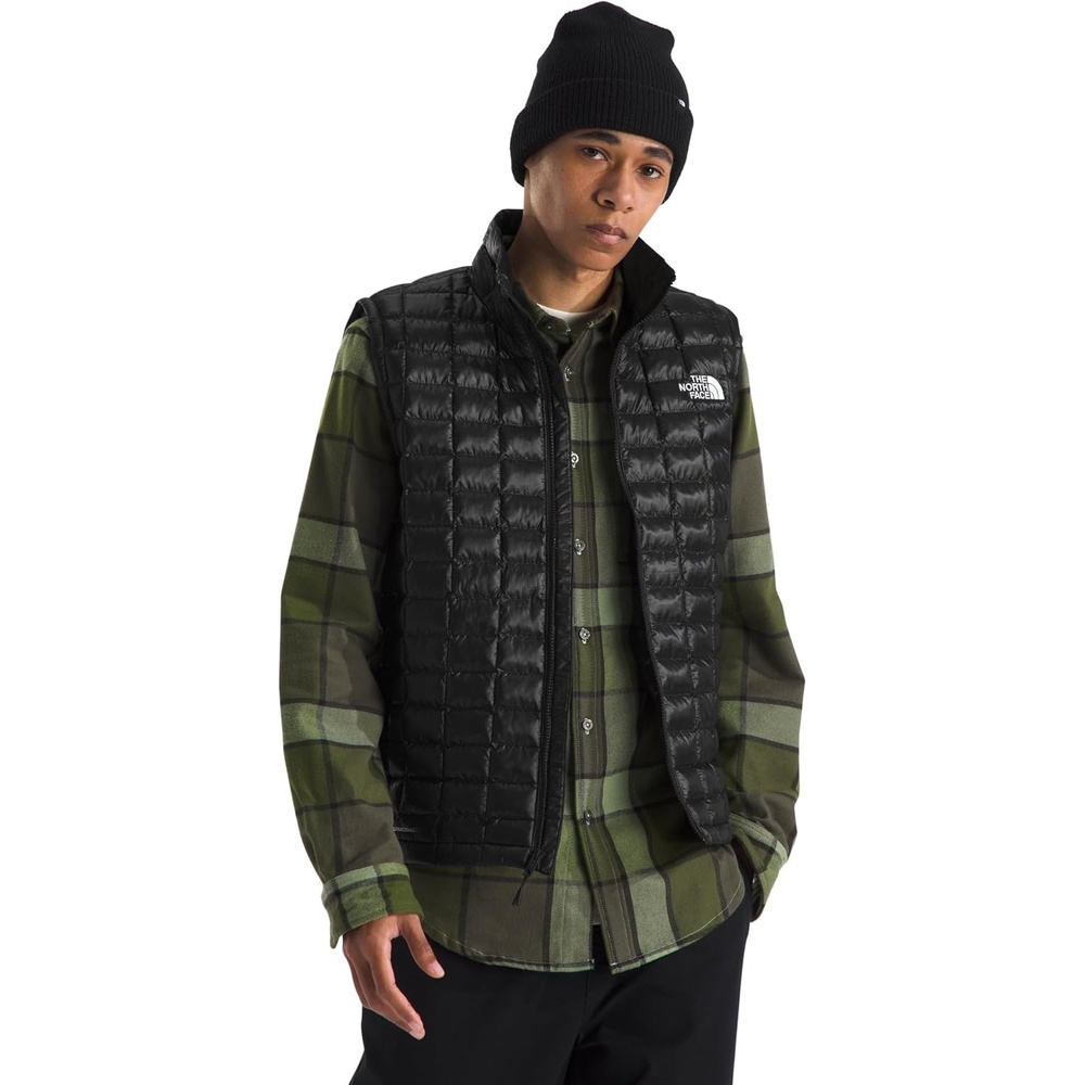 image:imageTHE NORTH FACE Mens Thermoball Vest  Lightweight Zip Up Vest With Synthetic Insulation Wind Resistant amp Water RepellentTnf Black