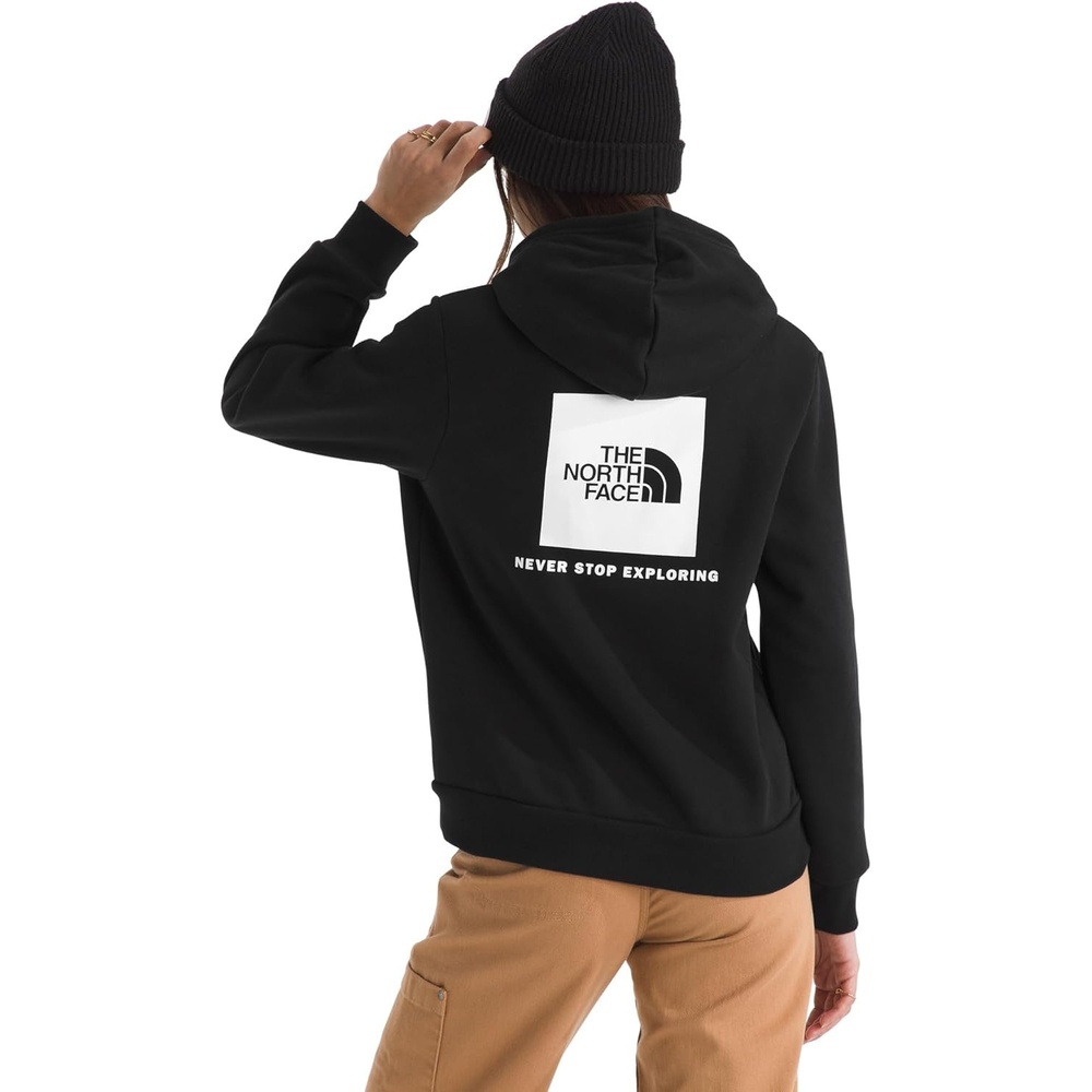 image:imageTHE NORTH FACE Womens Evolution Box NSE Hoodie 2 Piece Hood With Drawcord Kangaroo Hand PocketTnf Black