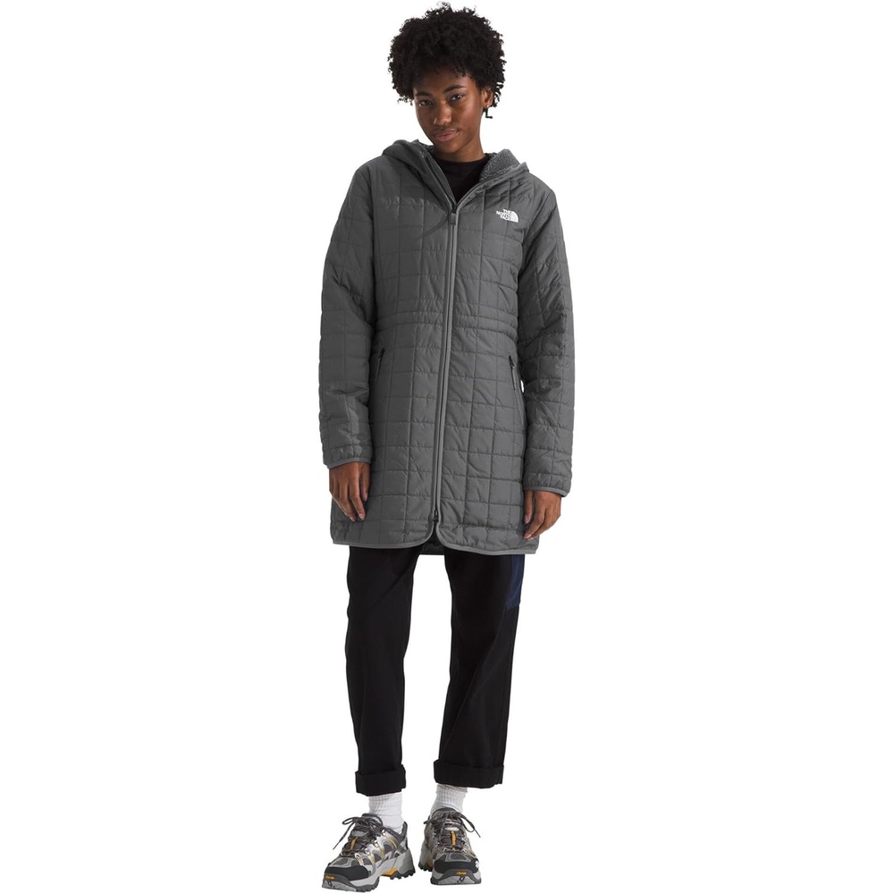 image:imageTHE NORTH FACE Womens Junction Insulated Parka Water Repellent Winter Jacket Packed With Insulation amp Secure Zip PocketsSmoked Pearl