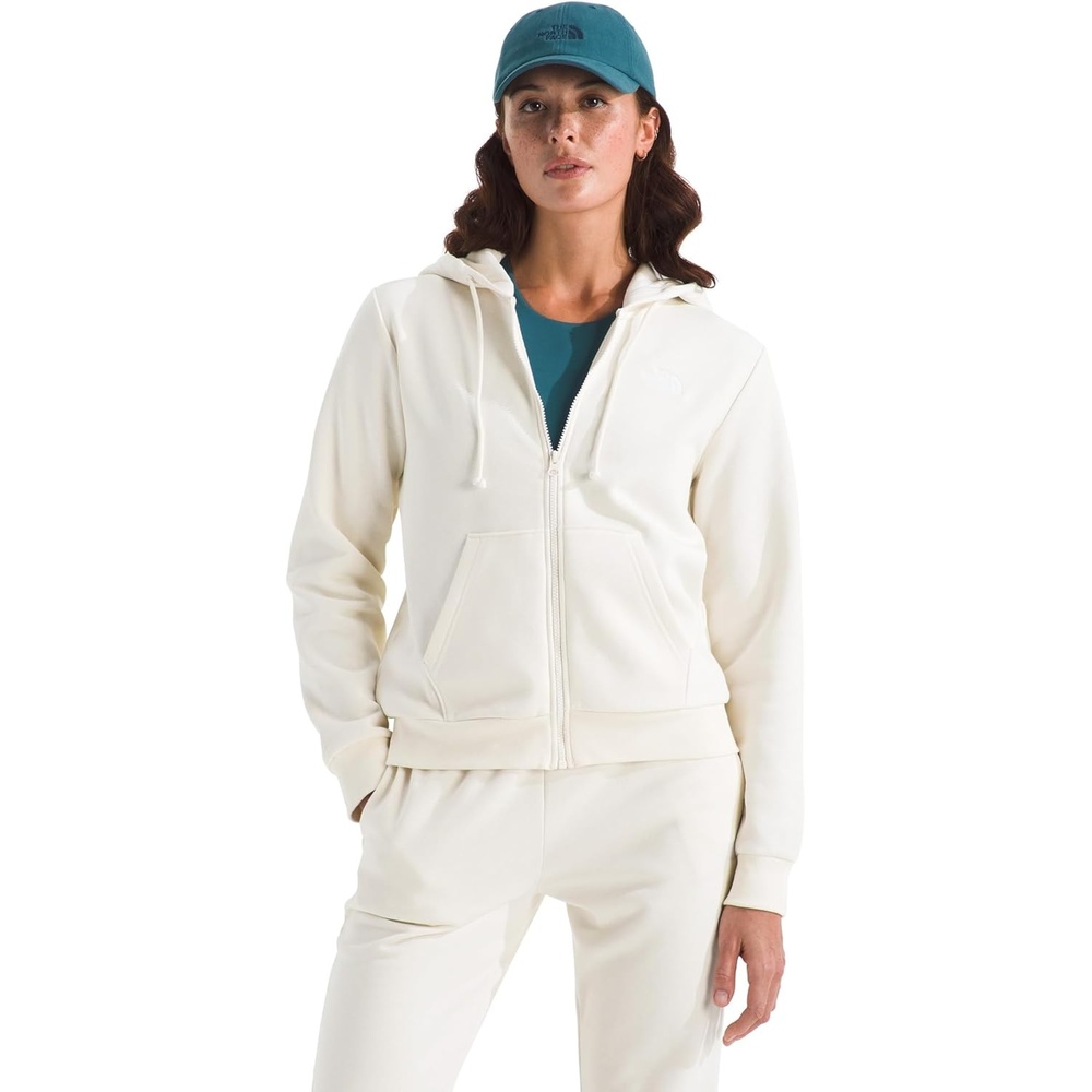 image:imageThe North Face Evolution Simple Dome Regular Full Zip HoodieWhite Dune