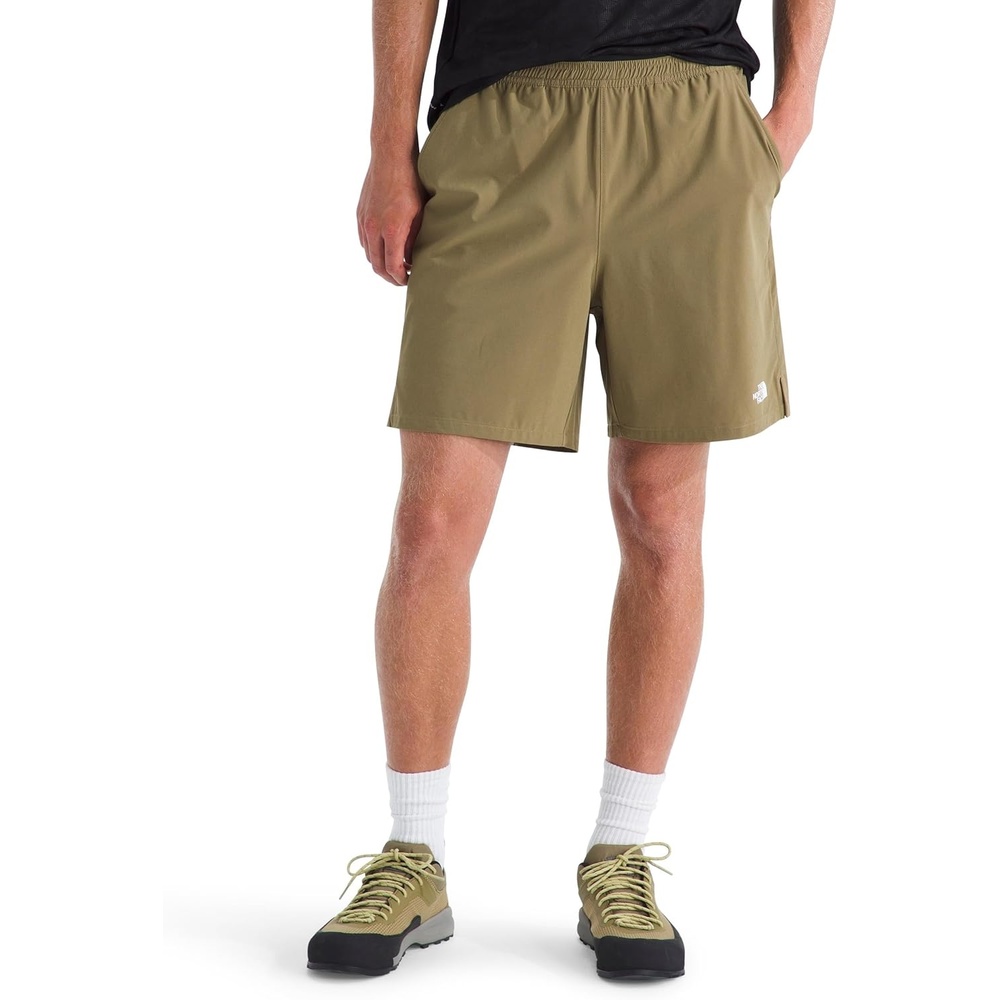image:imageThe North Face Mens Wander 2in1 Short 7 Moisture Wicking Water Repellent Finish Stretch Waistband Hand PocketsCedarTnf Black
