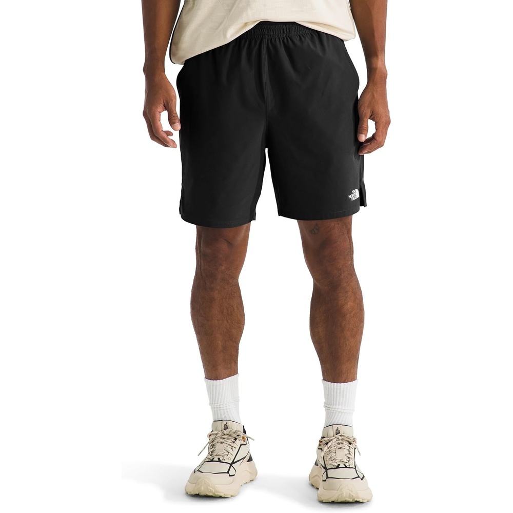 image:imageThe North Face Mens Wander 2in1 Short 7  Moisture Wicking Water Repellent Finish Stretch Waistband Hand PocketsTnf Black